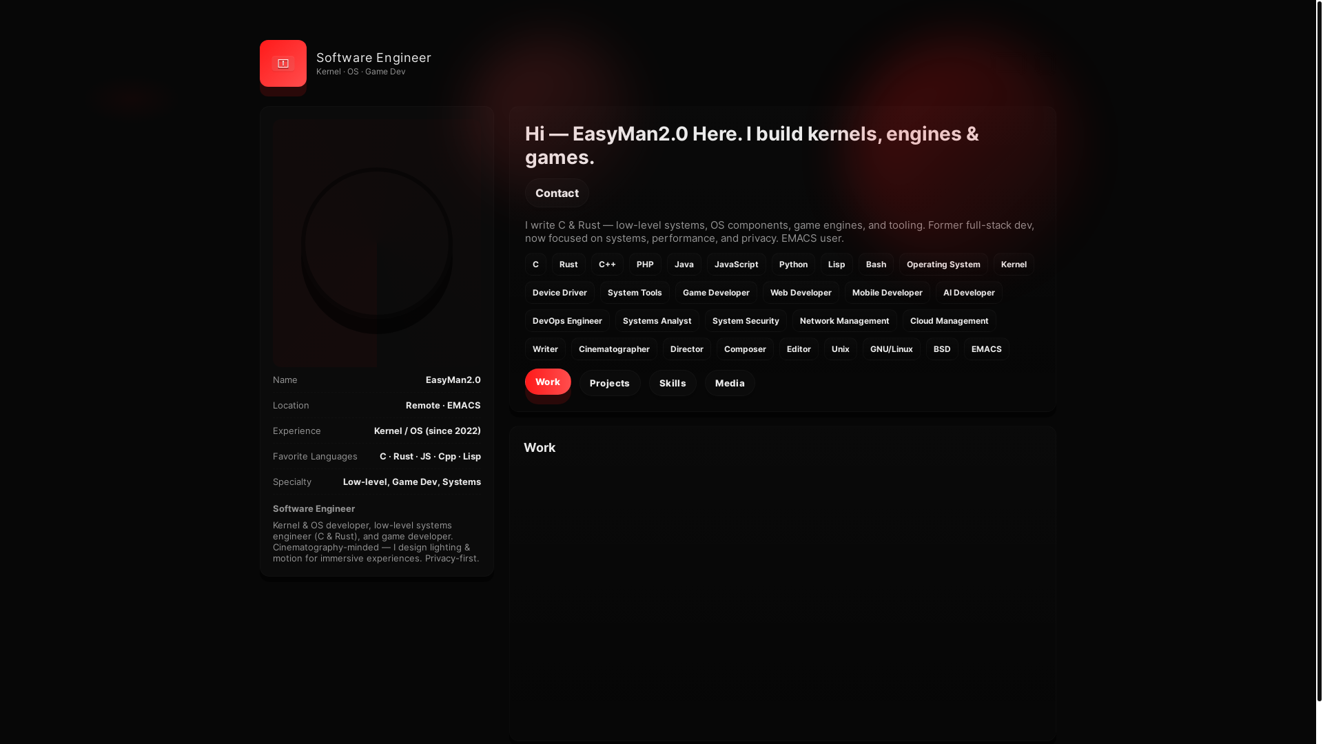 website screenshot of https://measyman.pages.dev/
