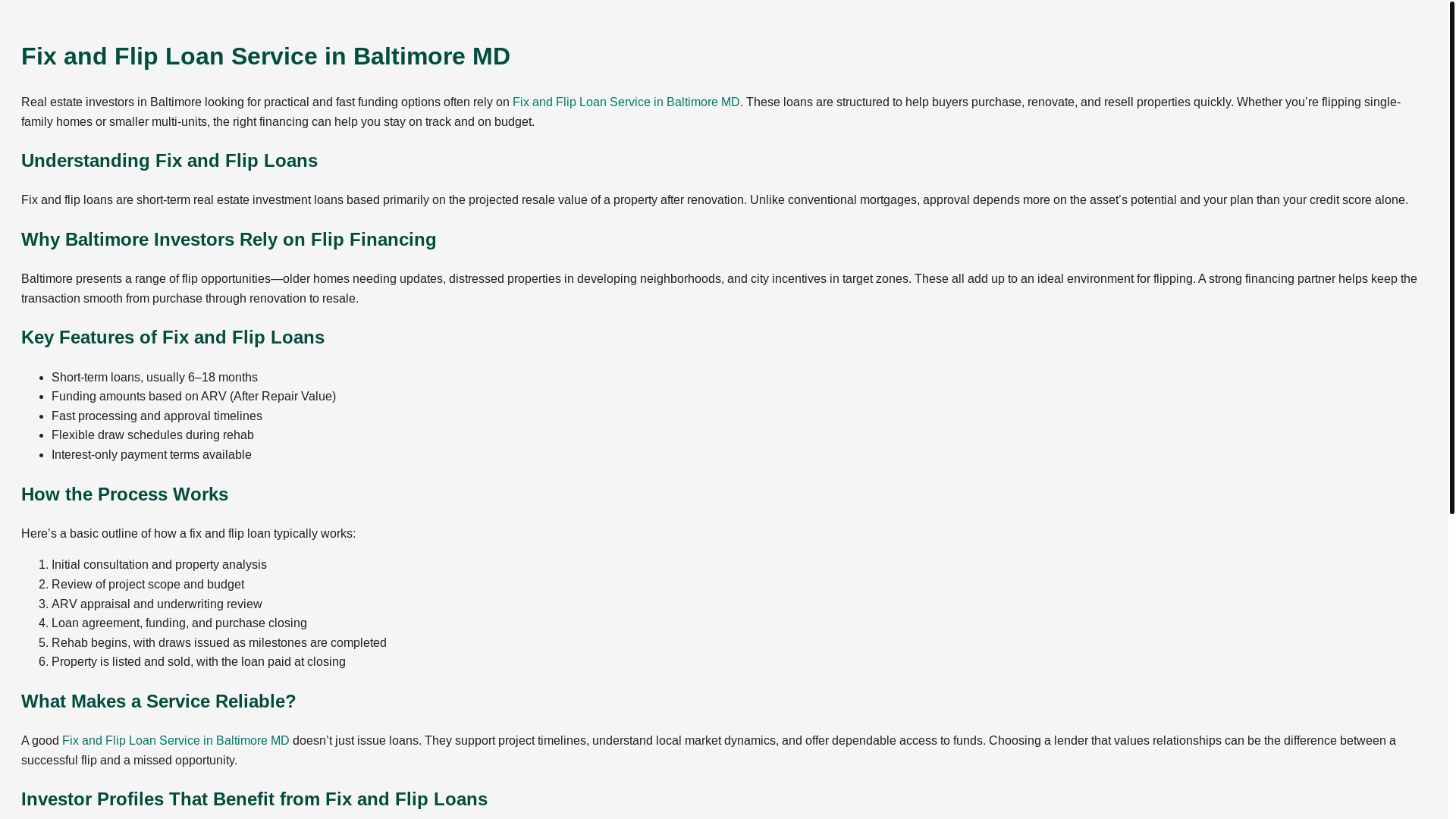website screenshot of https://professional-fix-flip-loan-baltimore-ma.pages.dev/