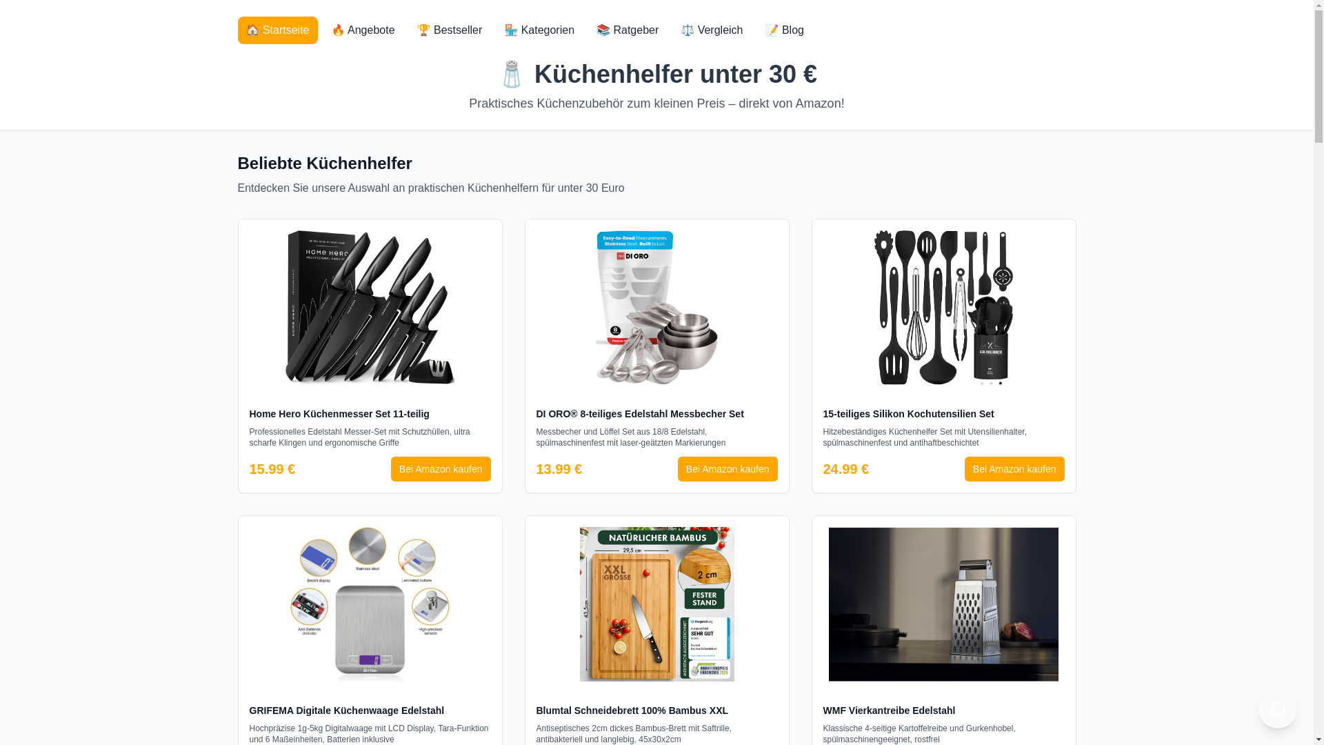 website screenshot of https://kitchen-sprout.de/