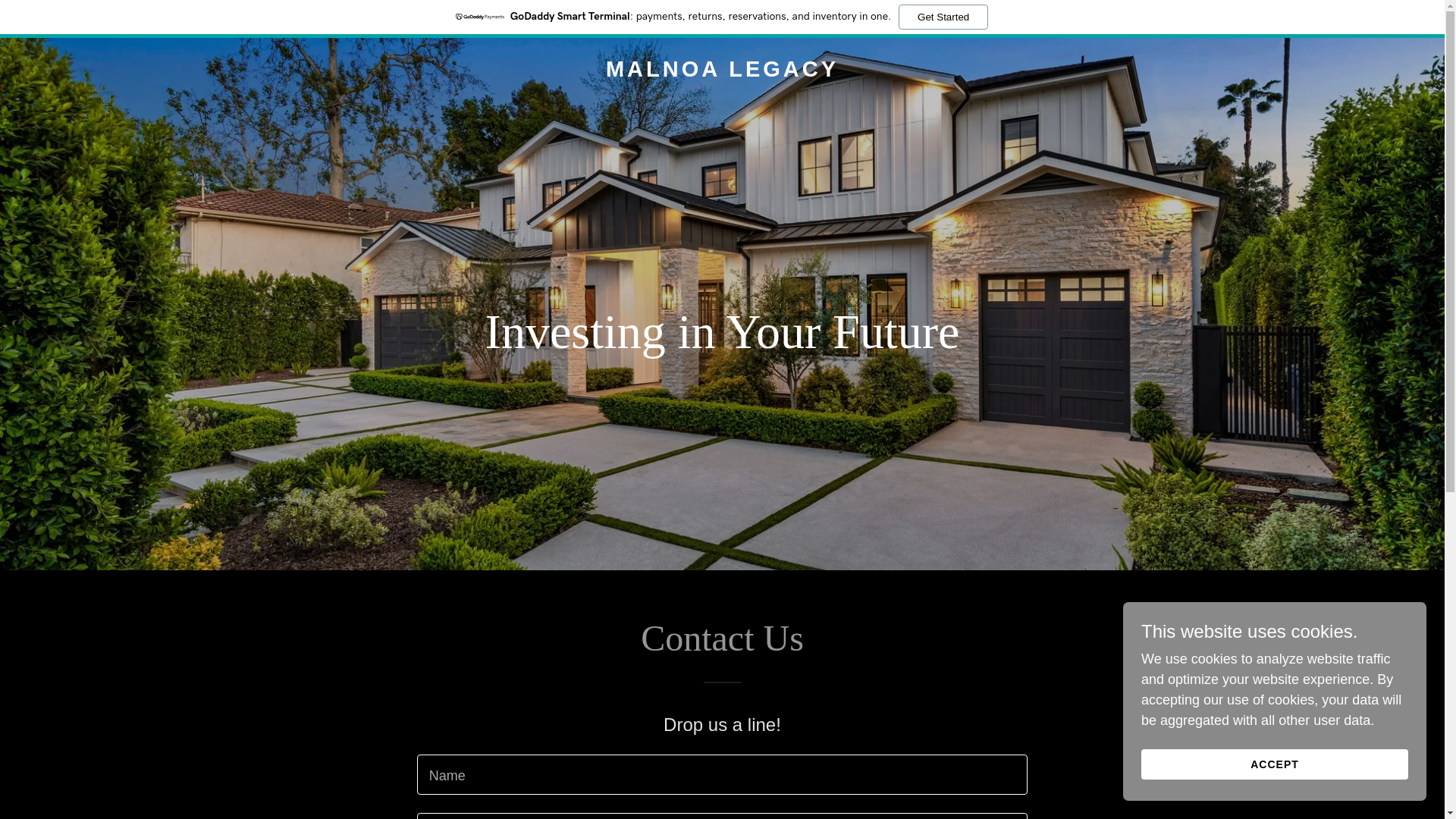 website screenshot of https://malnoalegacy.com/