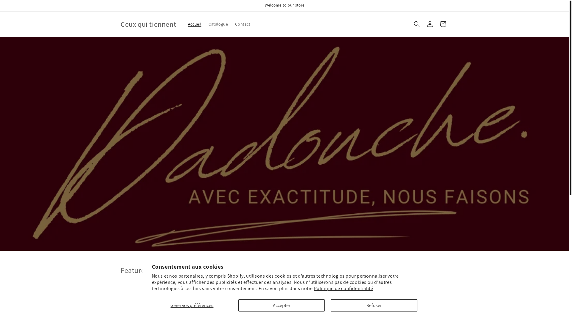 website screenshot of https://ceuxquitiennent.com/