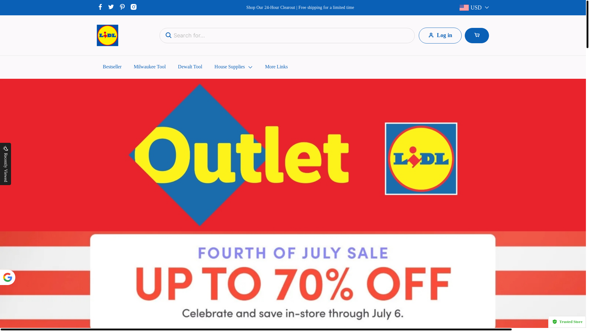 website screenshot of https://lildcadeal.shop/
