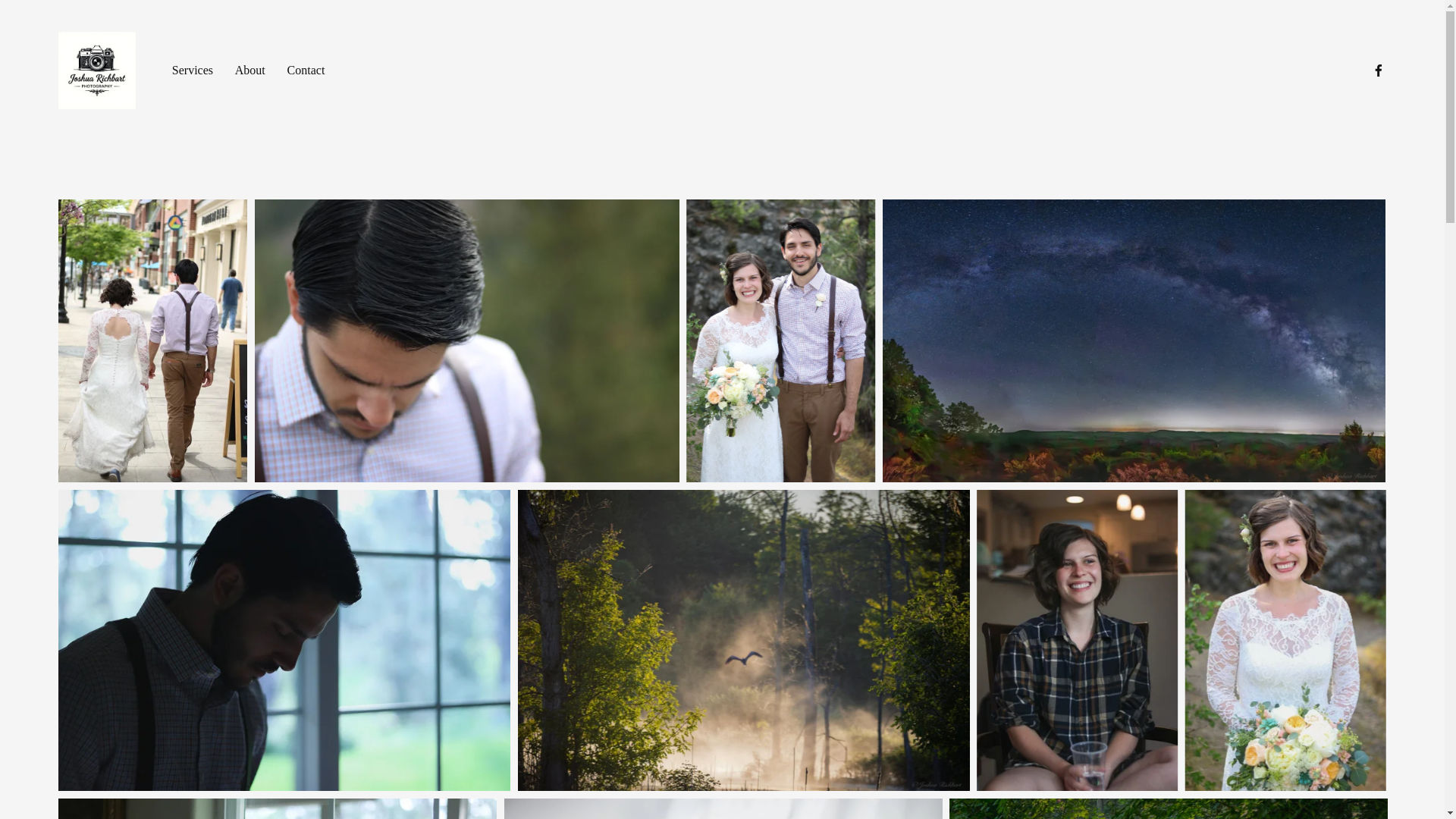 website screenshot of https://joshuarichbartphotography.com/