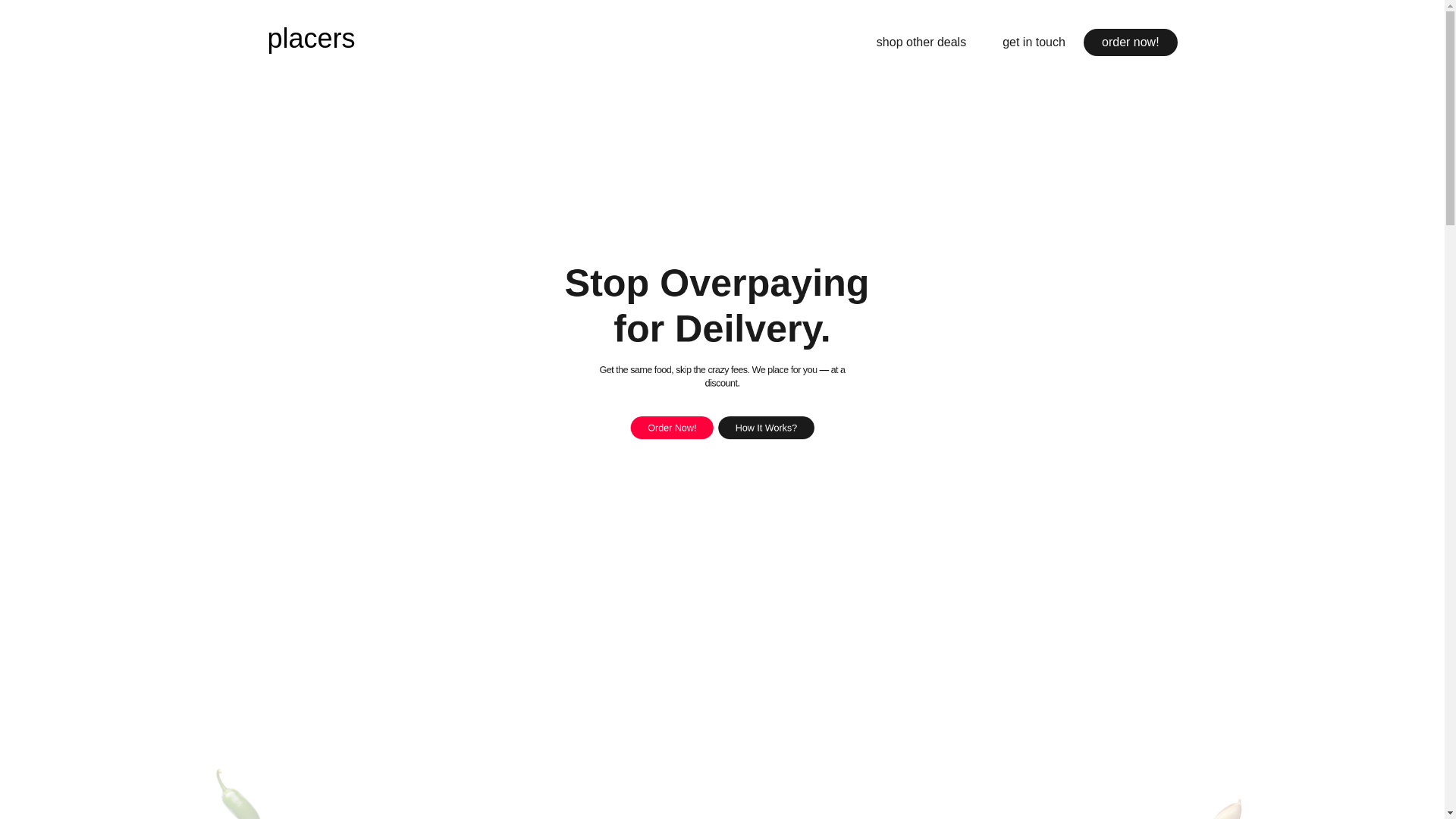 website screenshot of https://placers.app/