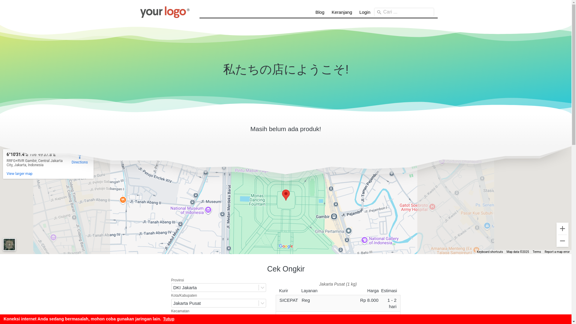 website screenshot of https://kembaliperkasa.id/