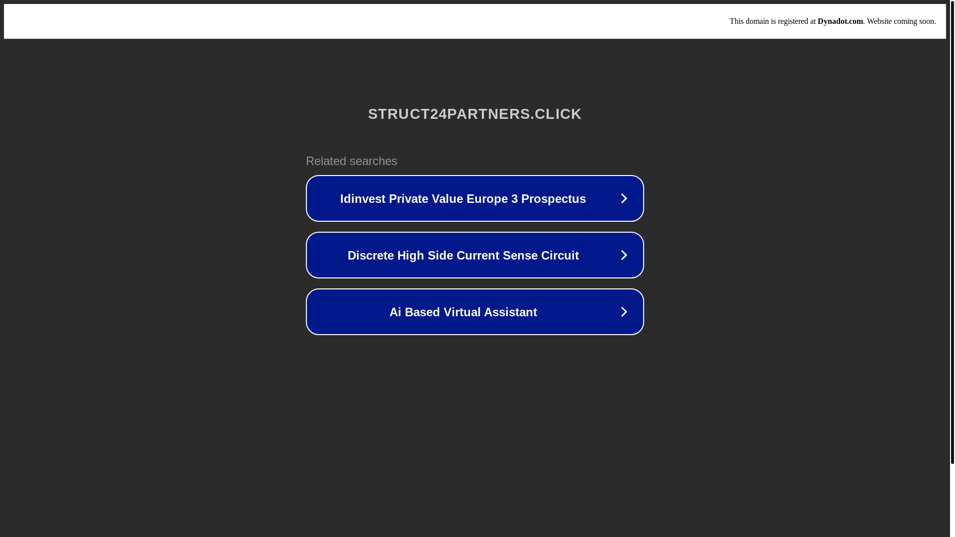website screenshot of https://struct24partners.click/