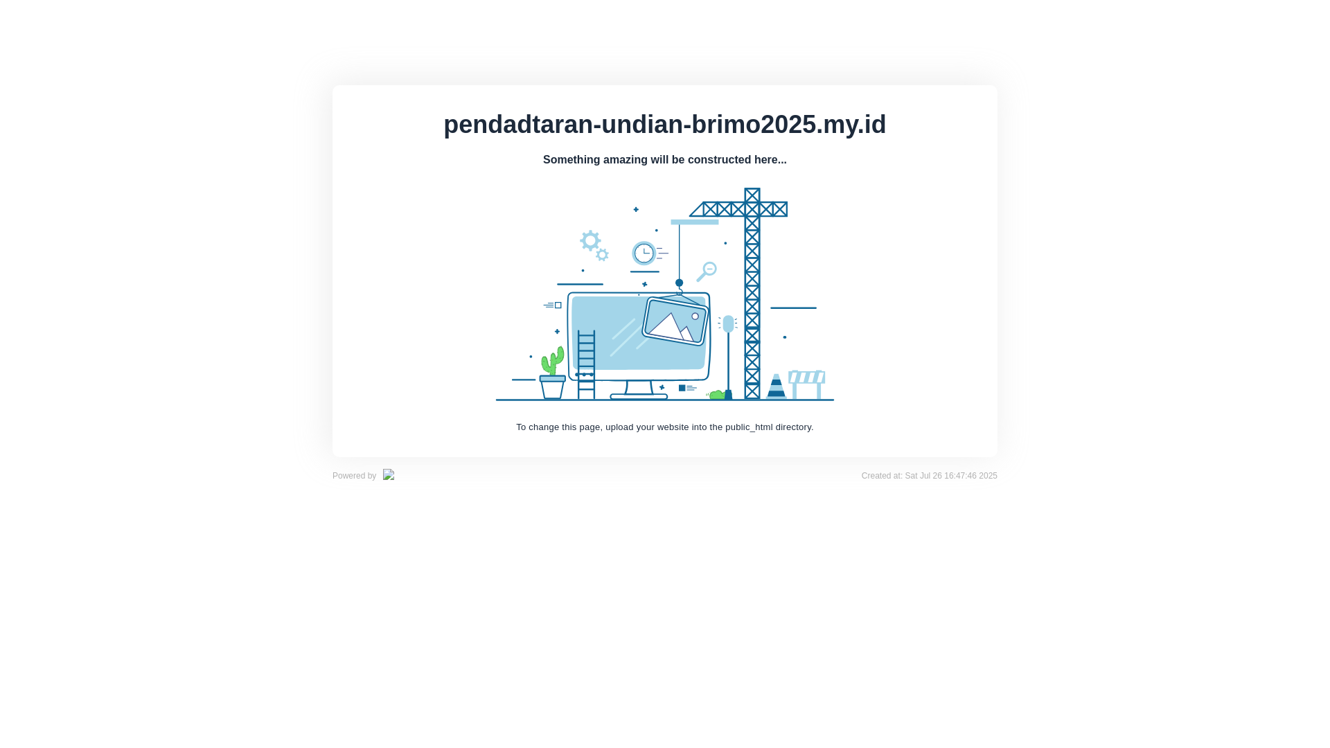 website screenshot of https://pendadtaran-undian-brimo2025.my.id/