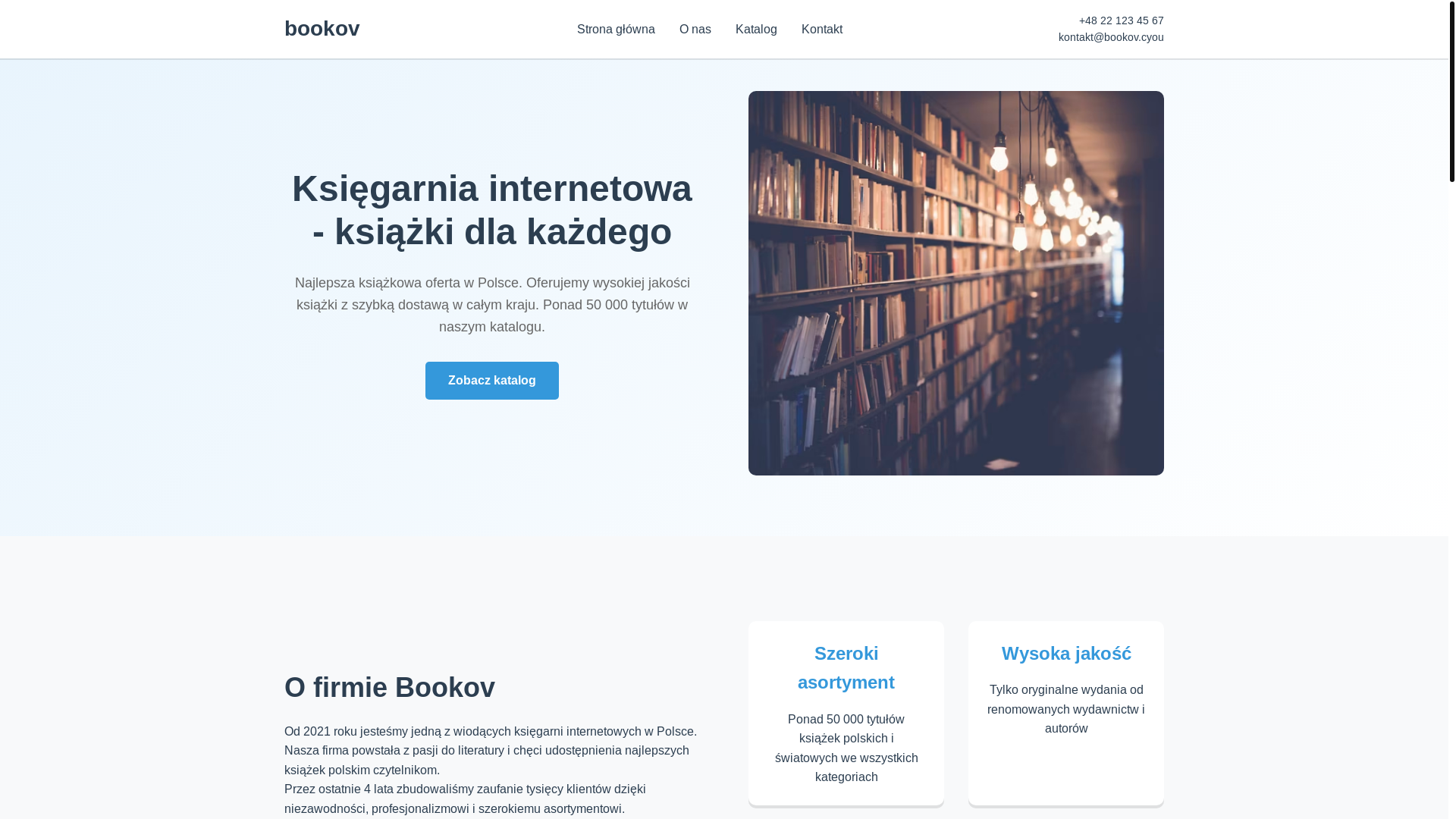 website screenshot of https://bookov.cyou/