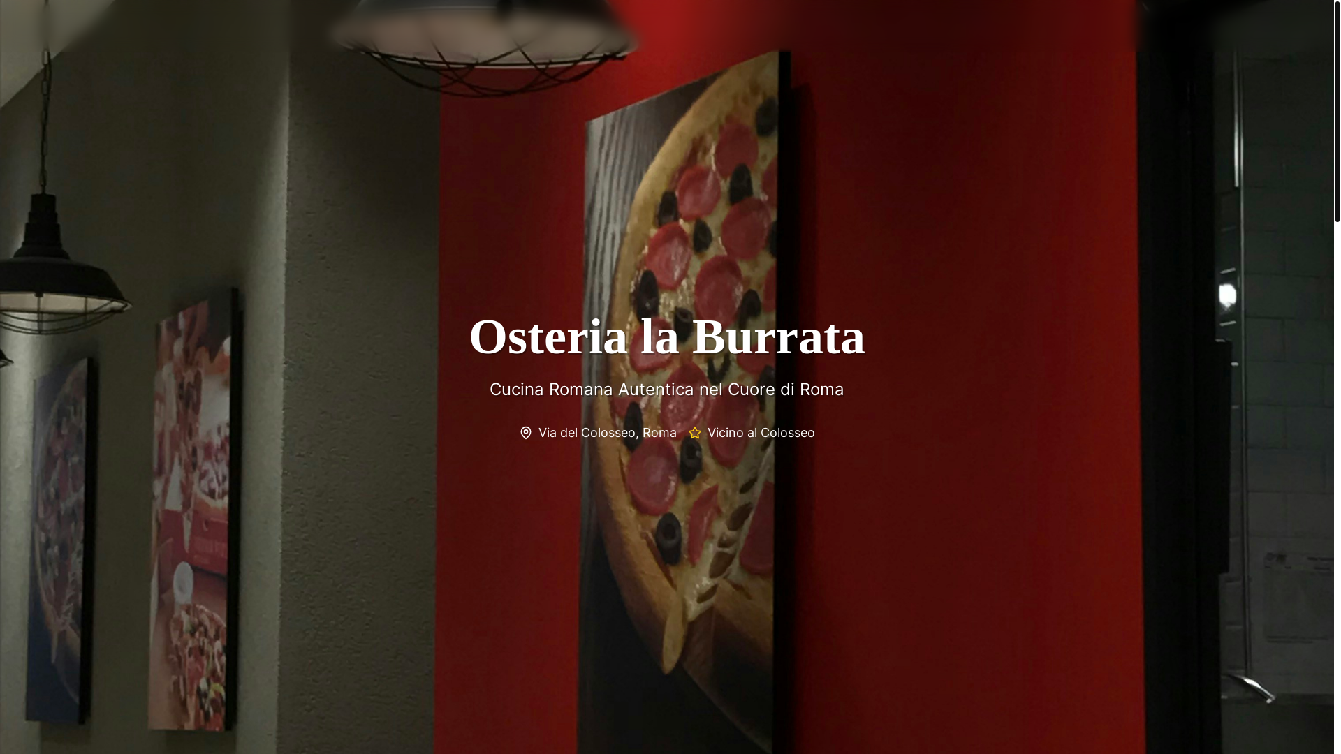 website screenshot of https://osterialaburrata.com/