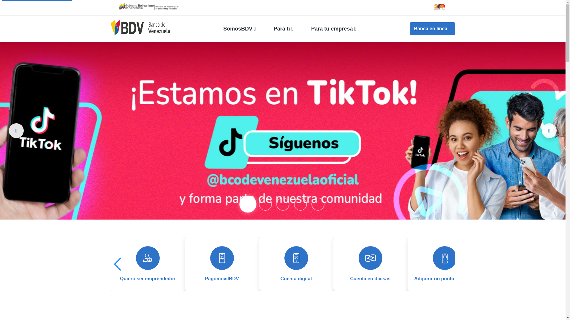 website screenshot of Https://www.banvenez.shop