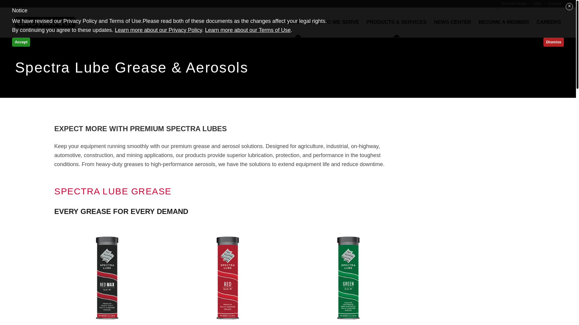 website screenshot of https://spectralube.com/