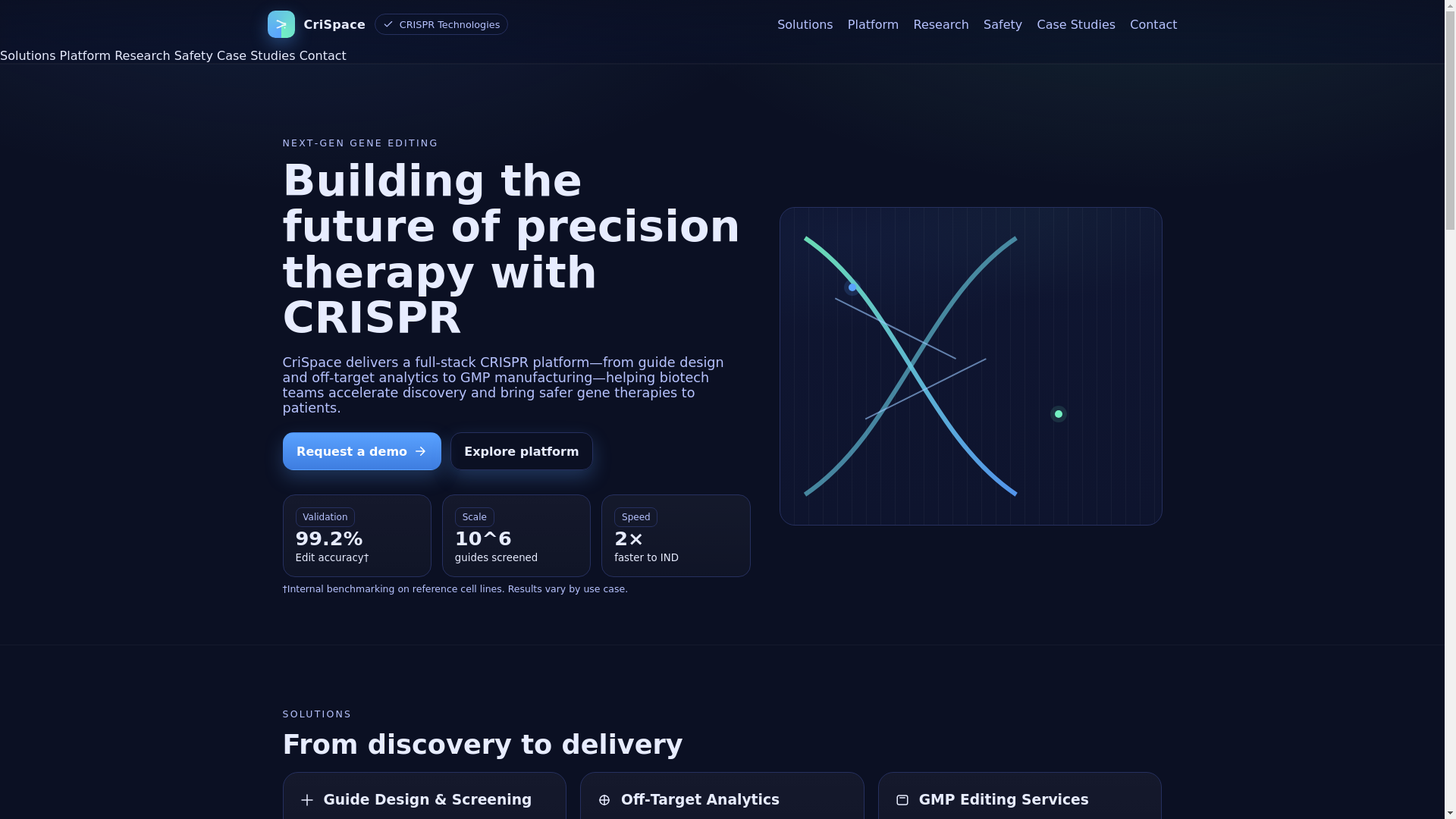 website screenshot of https://crispace.pages.dev/