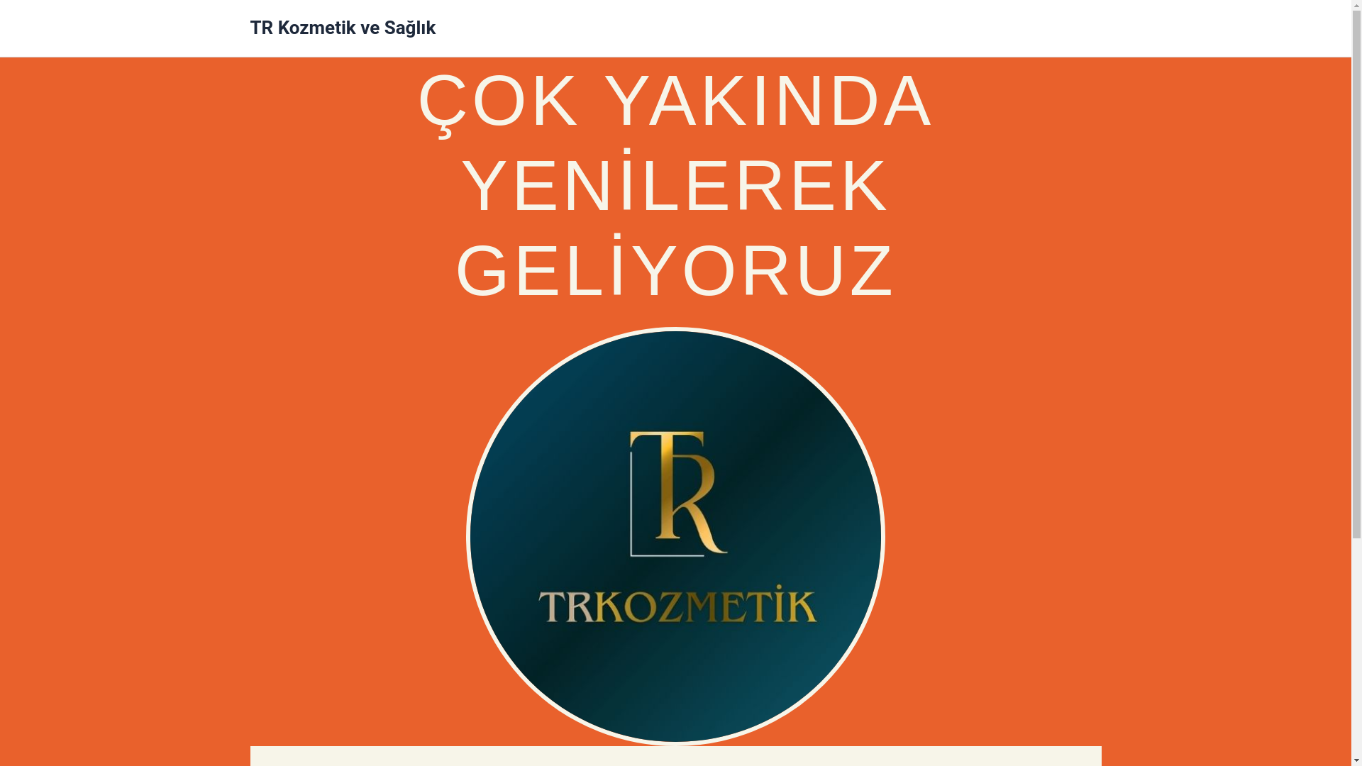 website screenshot of https://trkozmetik.com.tr/