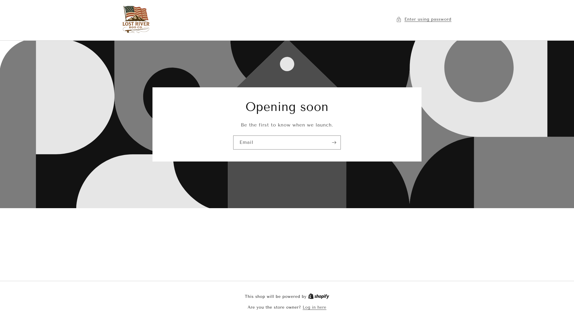 website screenshot of https://lostriverrodcompany.com/