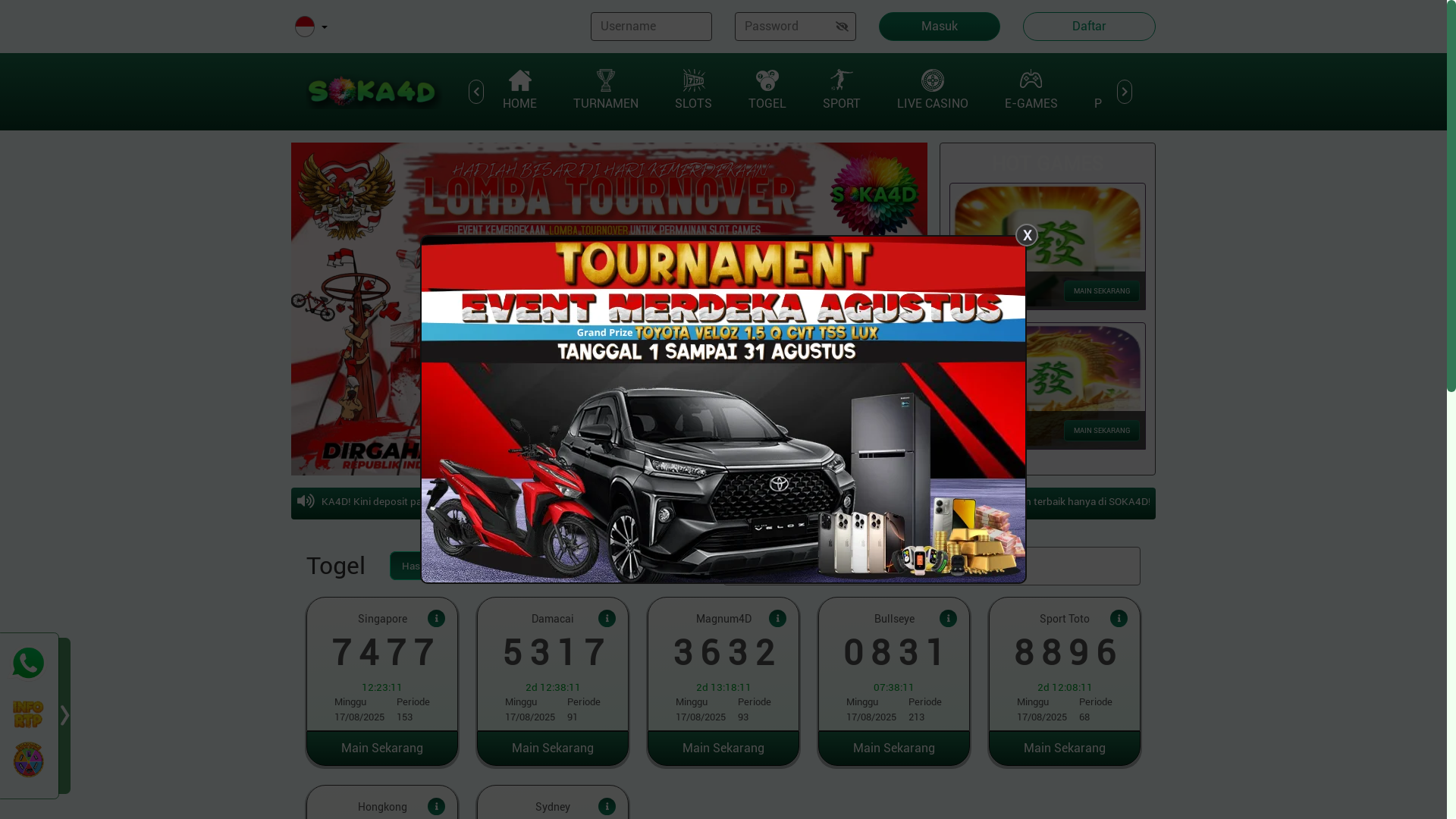 website screenshot of https://sokapasti.biz/