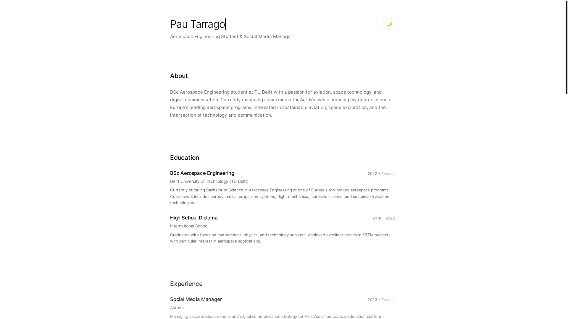 website screenshot of https://pautarragona.pages.dev/