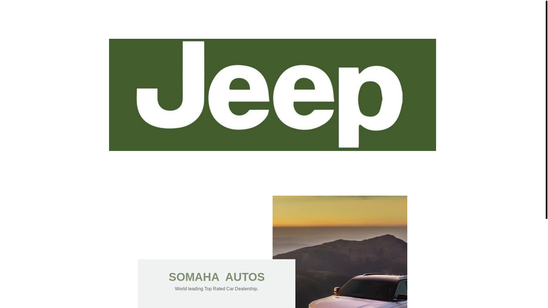 website screenshot of https://jeep-somahaautos.in/