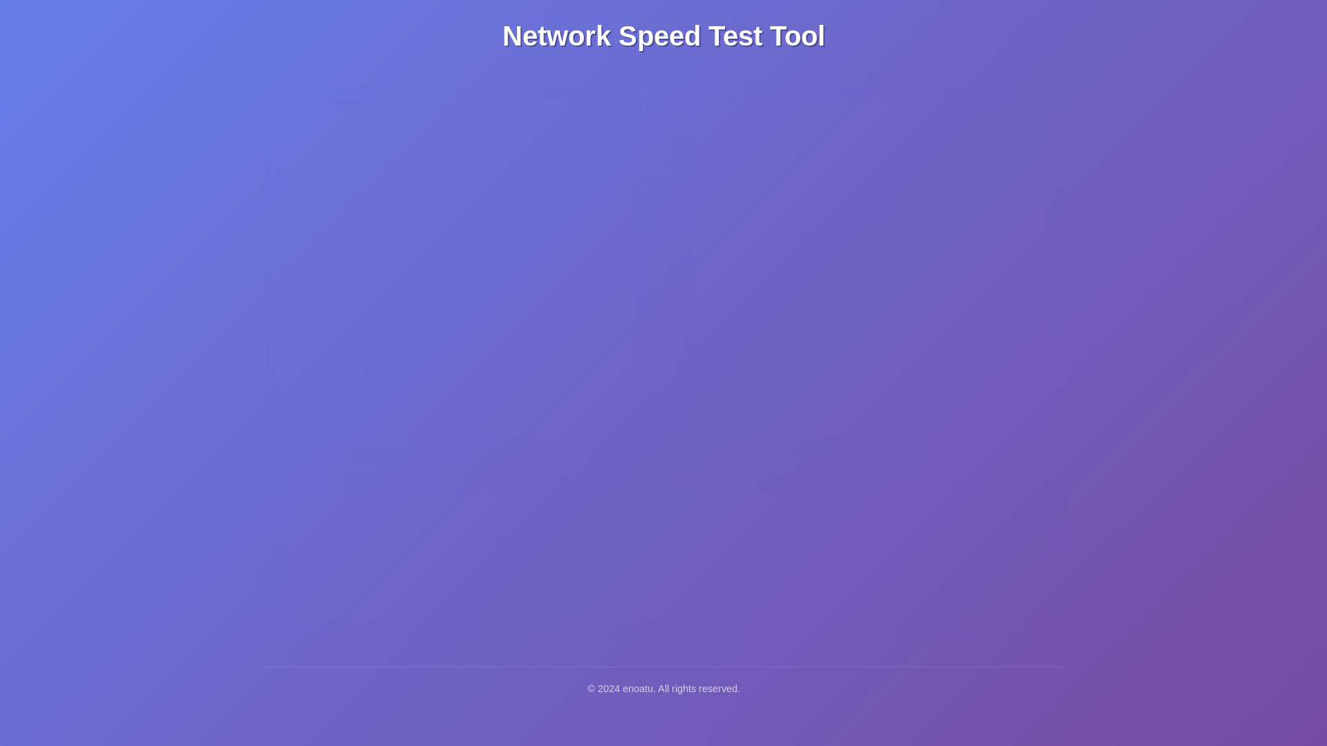 website screenshot of https://network-speed-test.pages.dev/