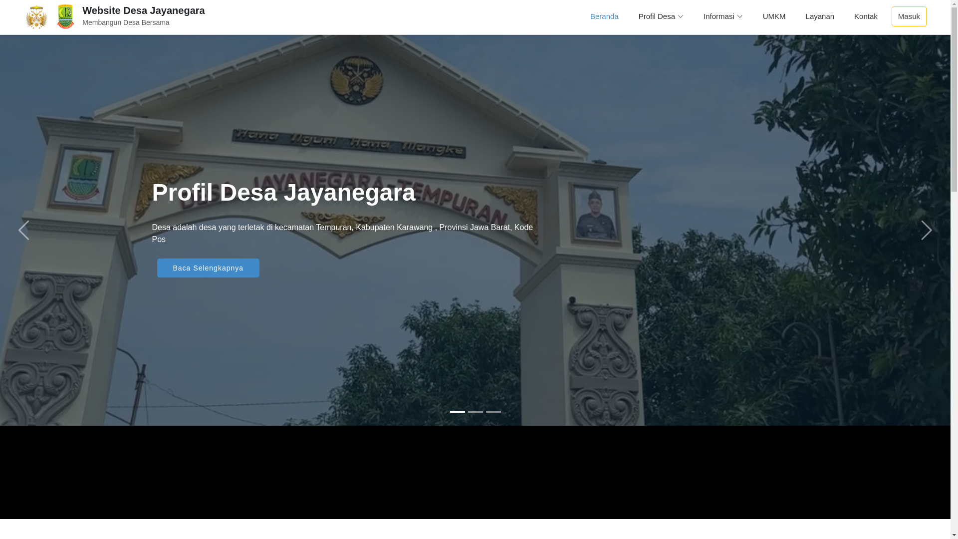 website screenshot of https://desajayanegara.com/