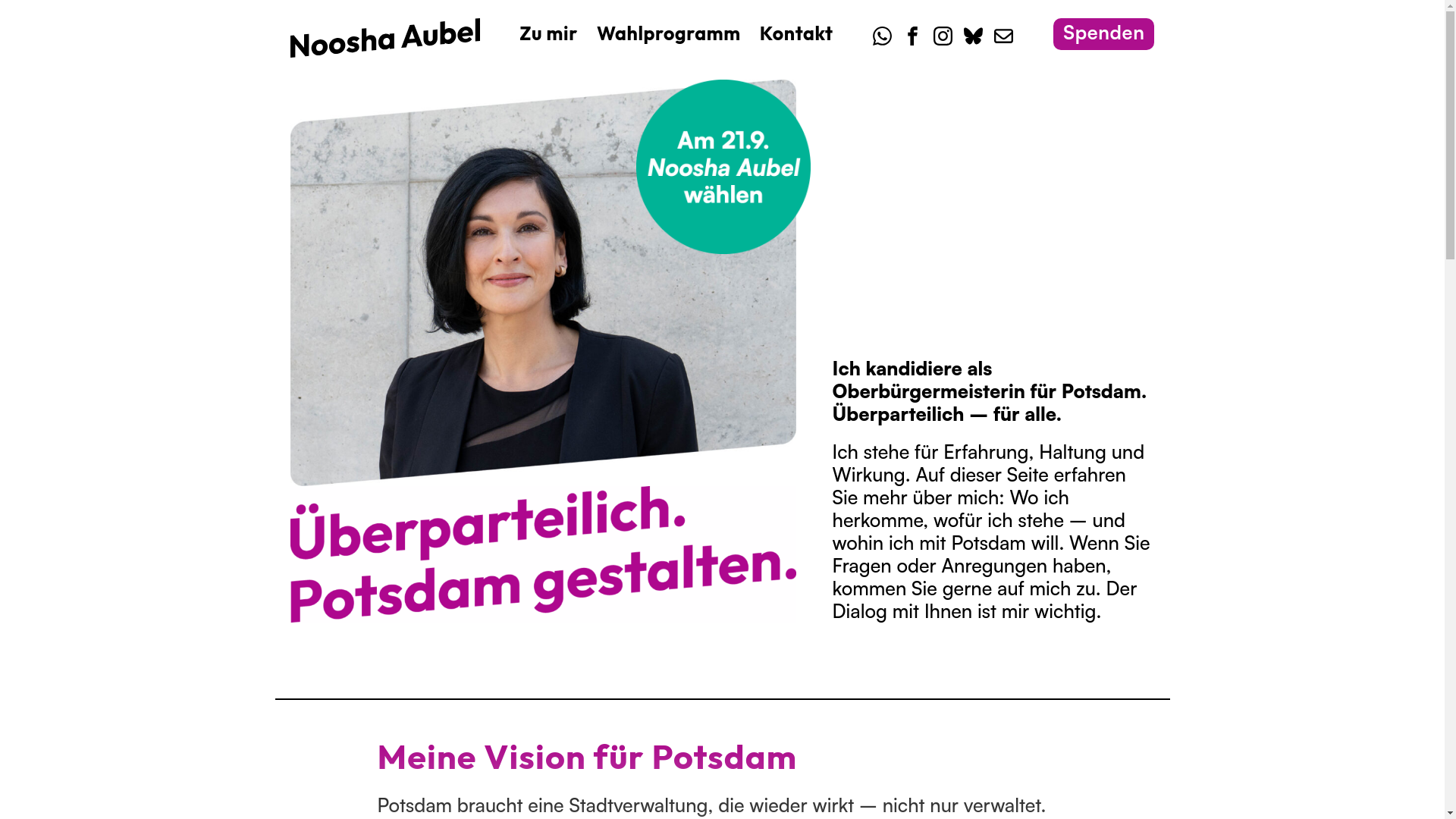 website screenshot of https://noosha-aubel.de/