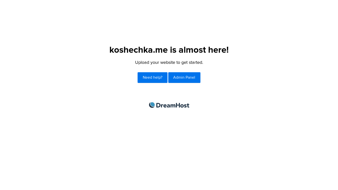 website screenshot of https://koshechka.me/