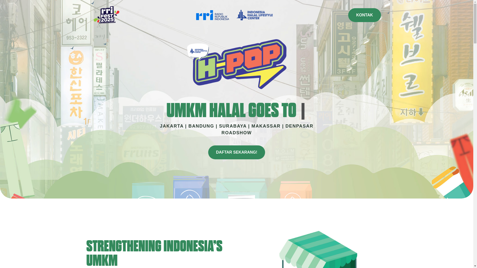 website screenshot of https://halalgoestobusan.id/