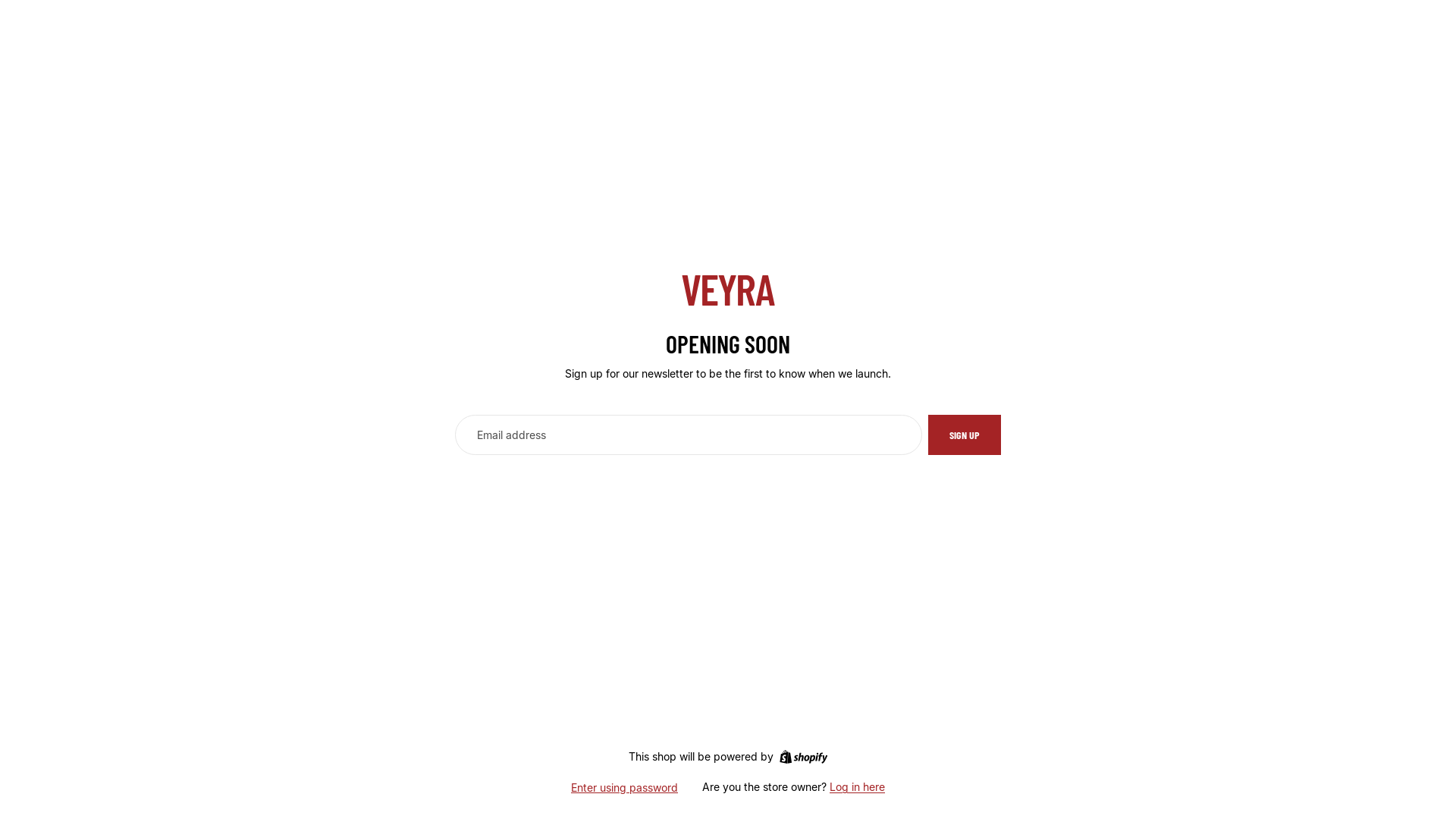 website screenshot of https://veyraofficial.com/