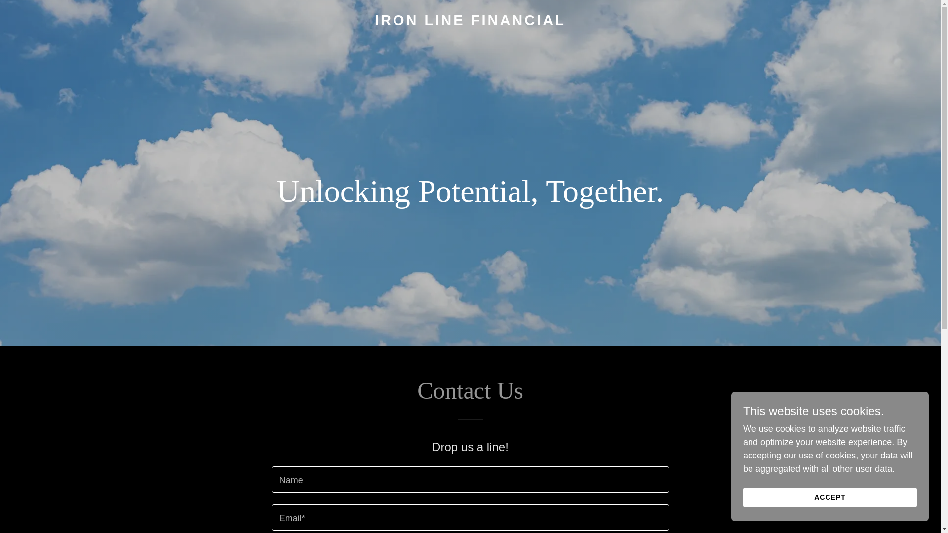 website screenshot of https://ironlinefinancial.com/