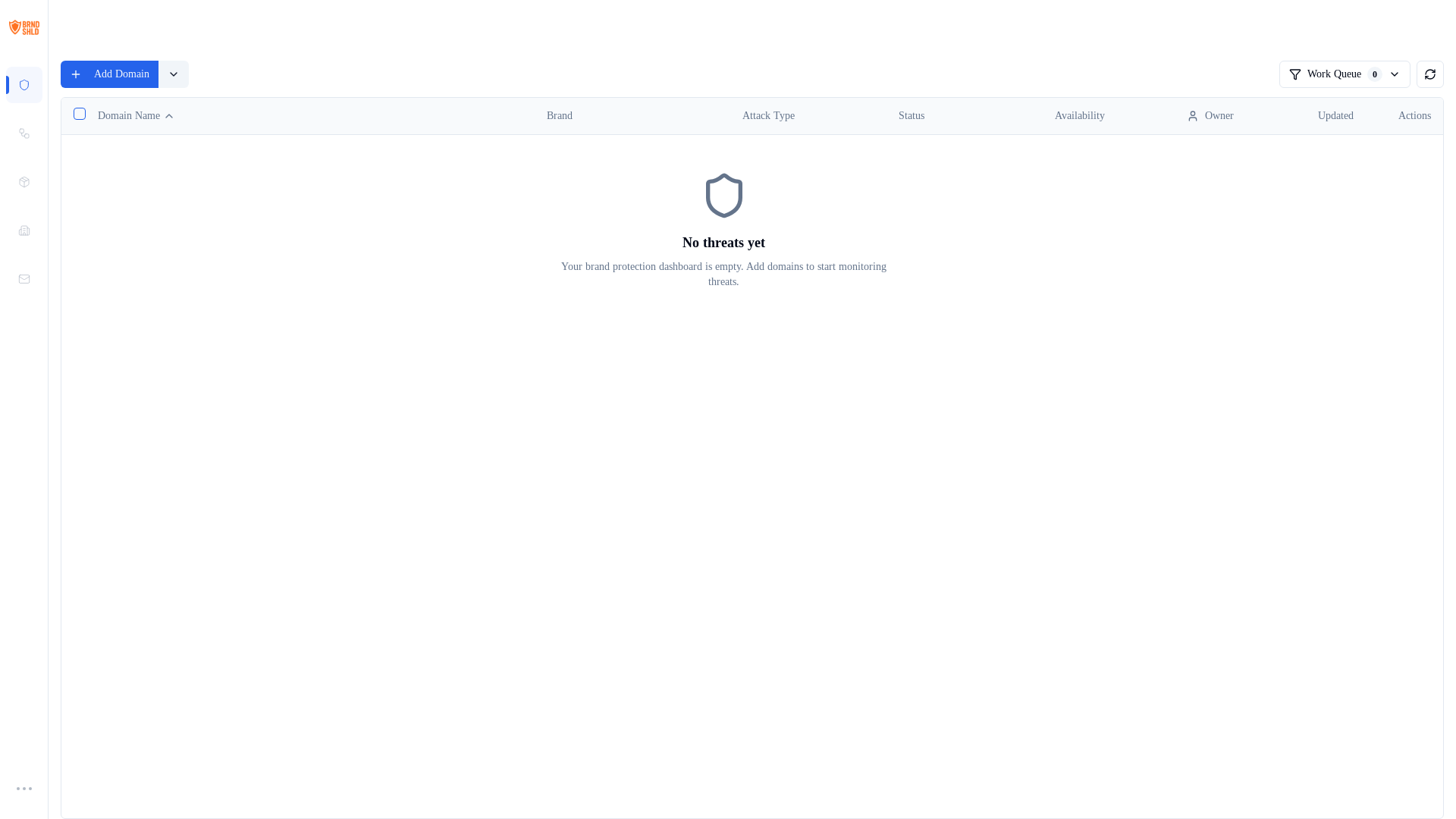 website screenshot of https://brndshld.com/