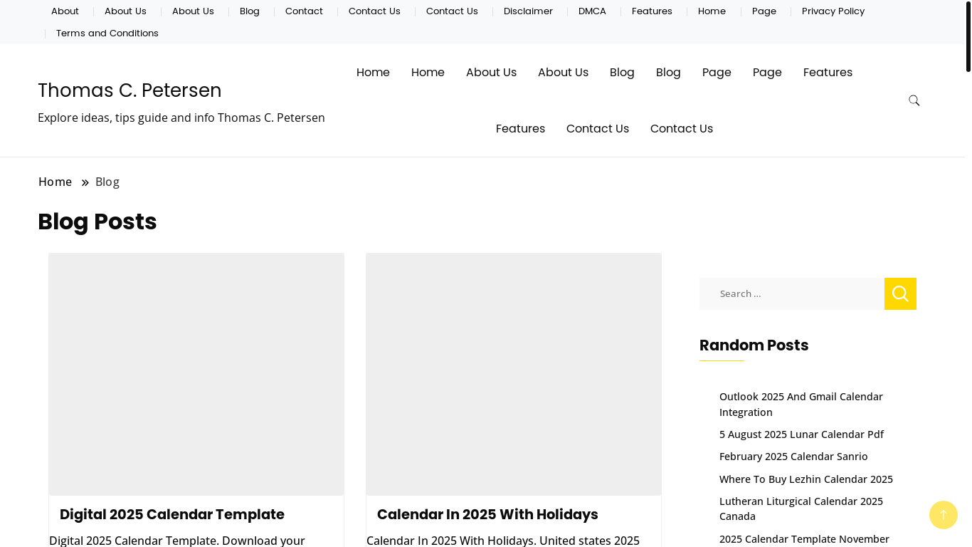 website screenshot of https://thomaspetersenc.pages.dev/