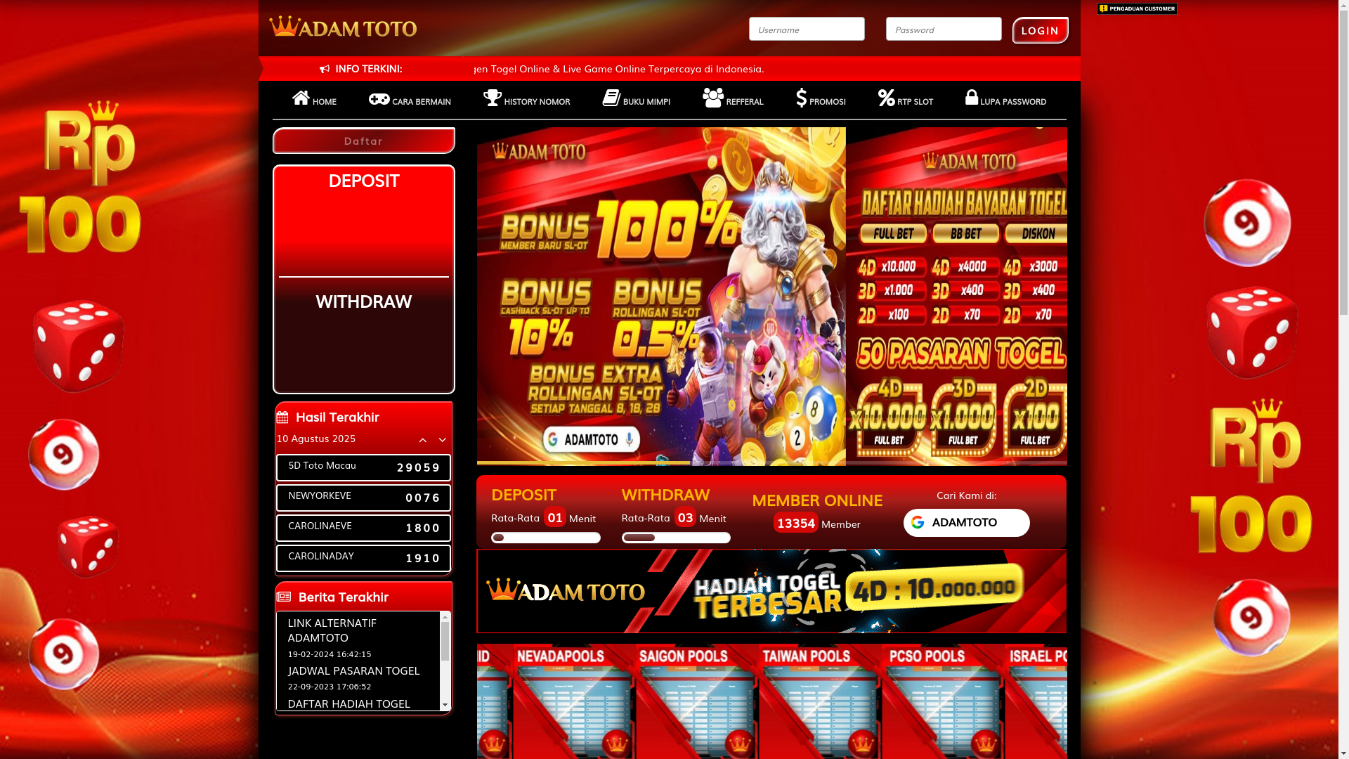 website screenshot of https://adam105.site/
