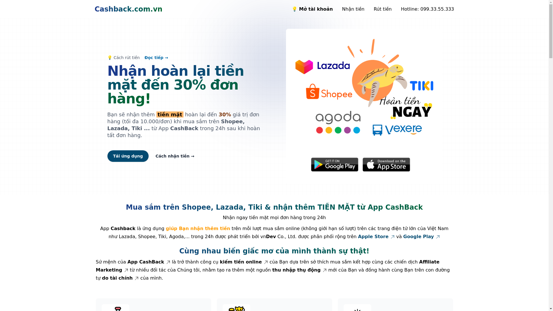 website screenshot of https://cashback-com-vn-2025.pages.dev/