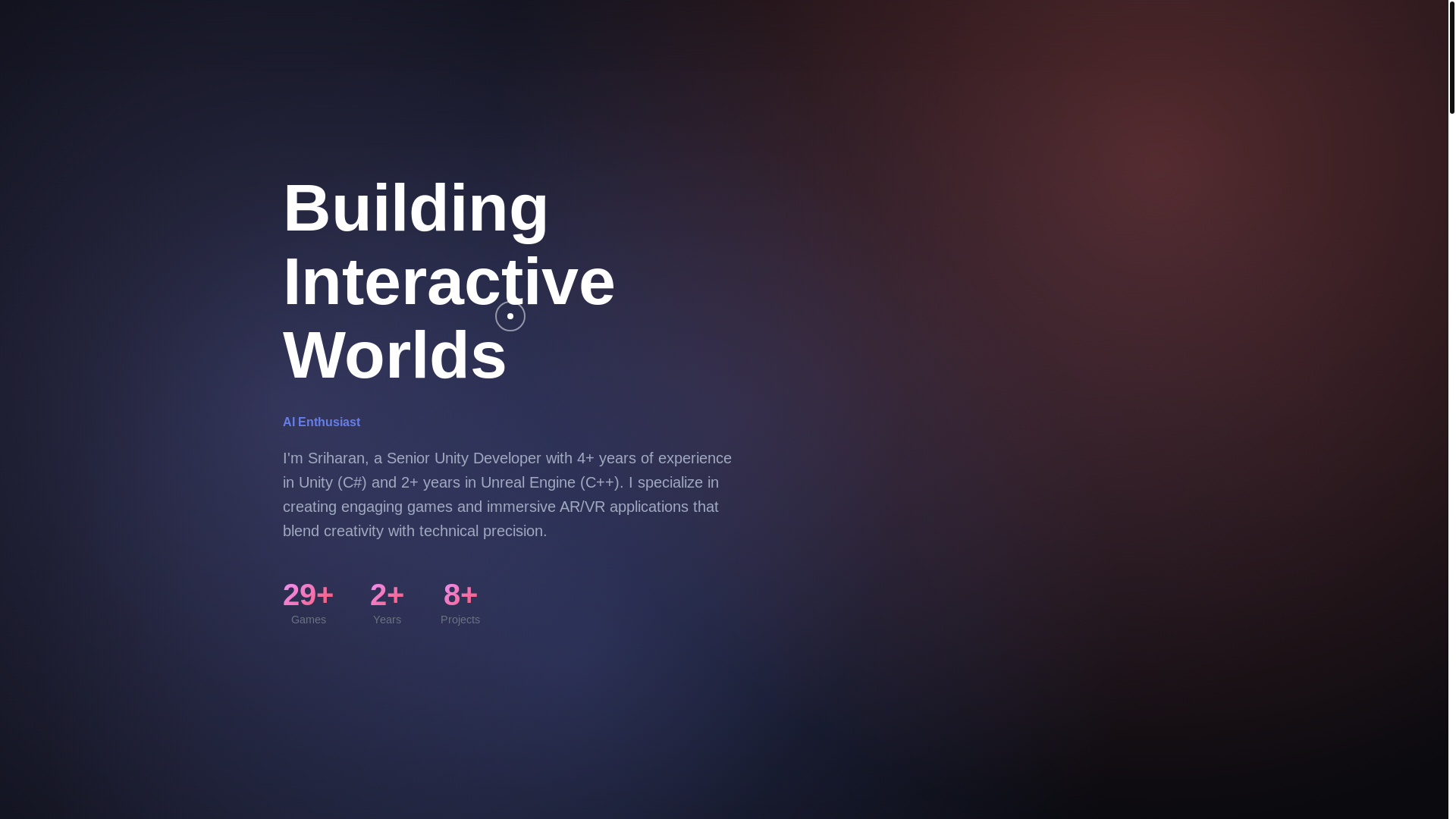 website screenshot of https://sriharan-portfolio-web.pages.dev/