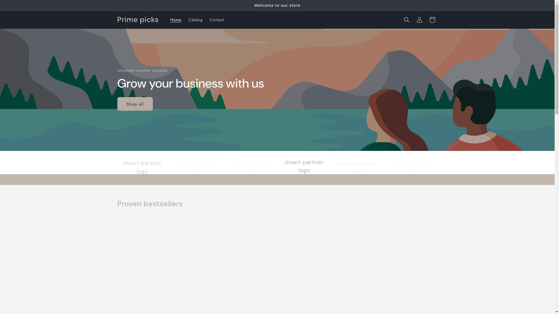 website screenshot of https://pickingprime.com/