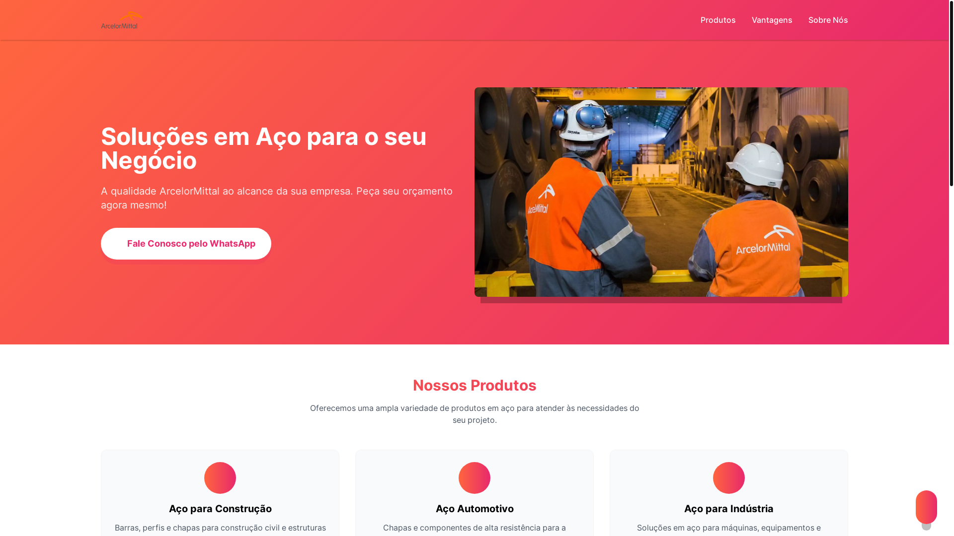 website screenshot of https://dsarcelormital.online/