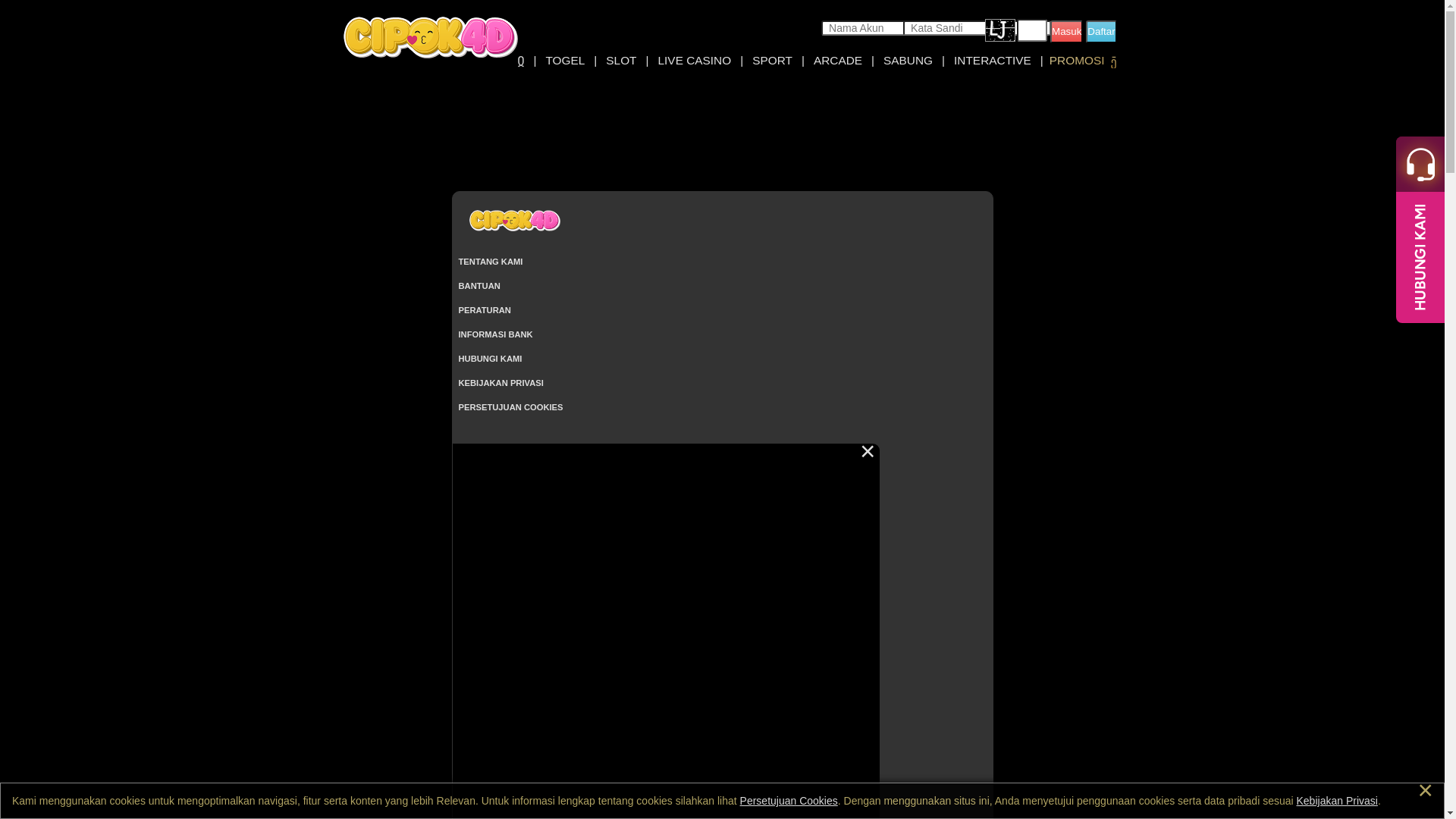 website screenshot of https://cipok4dsuper.com/