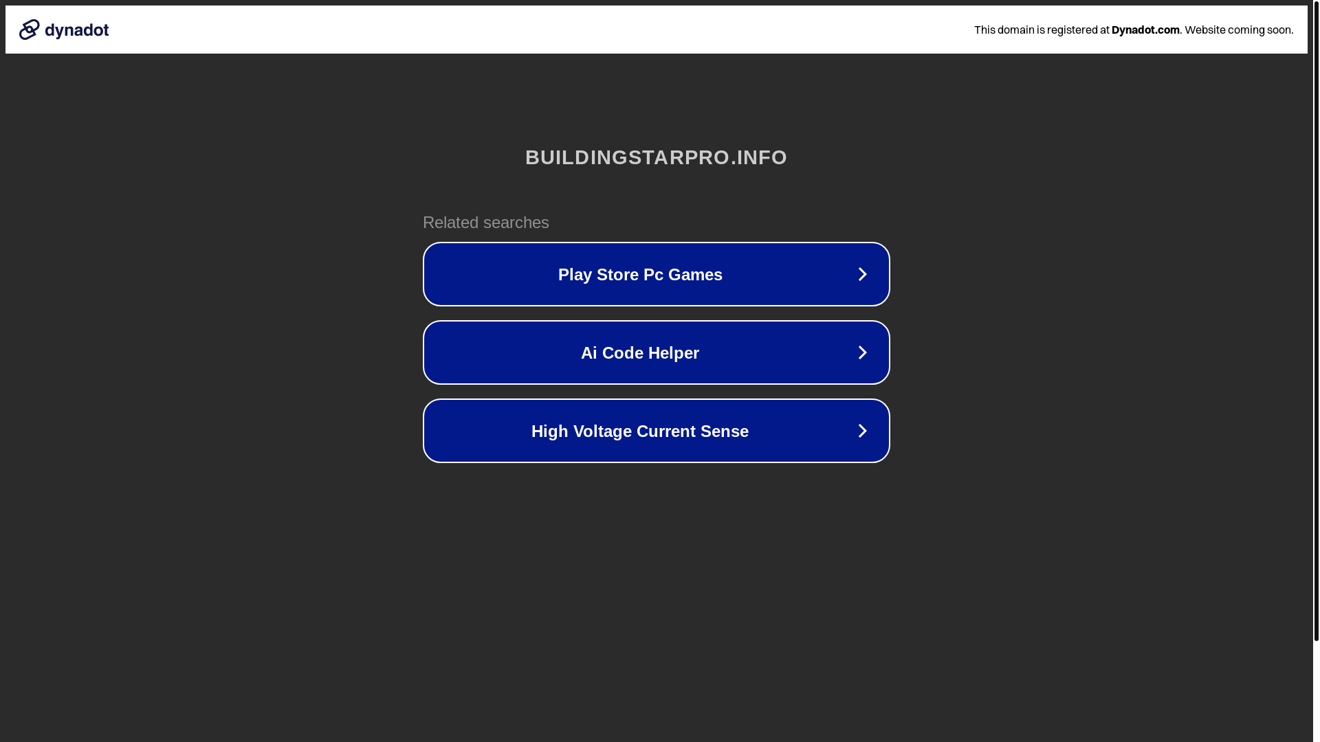 website screenshot of https://buildingstarpro.info/