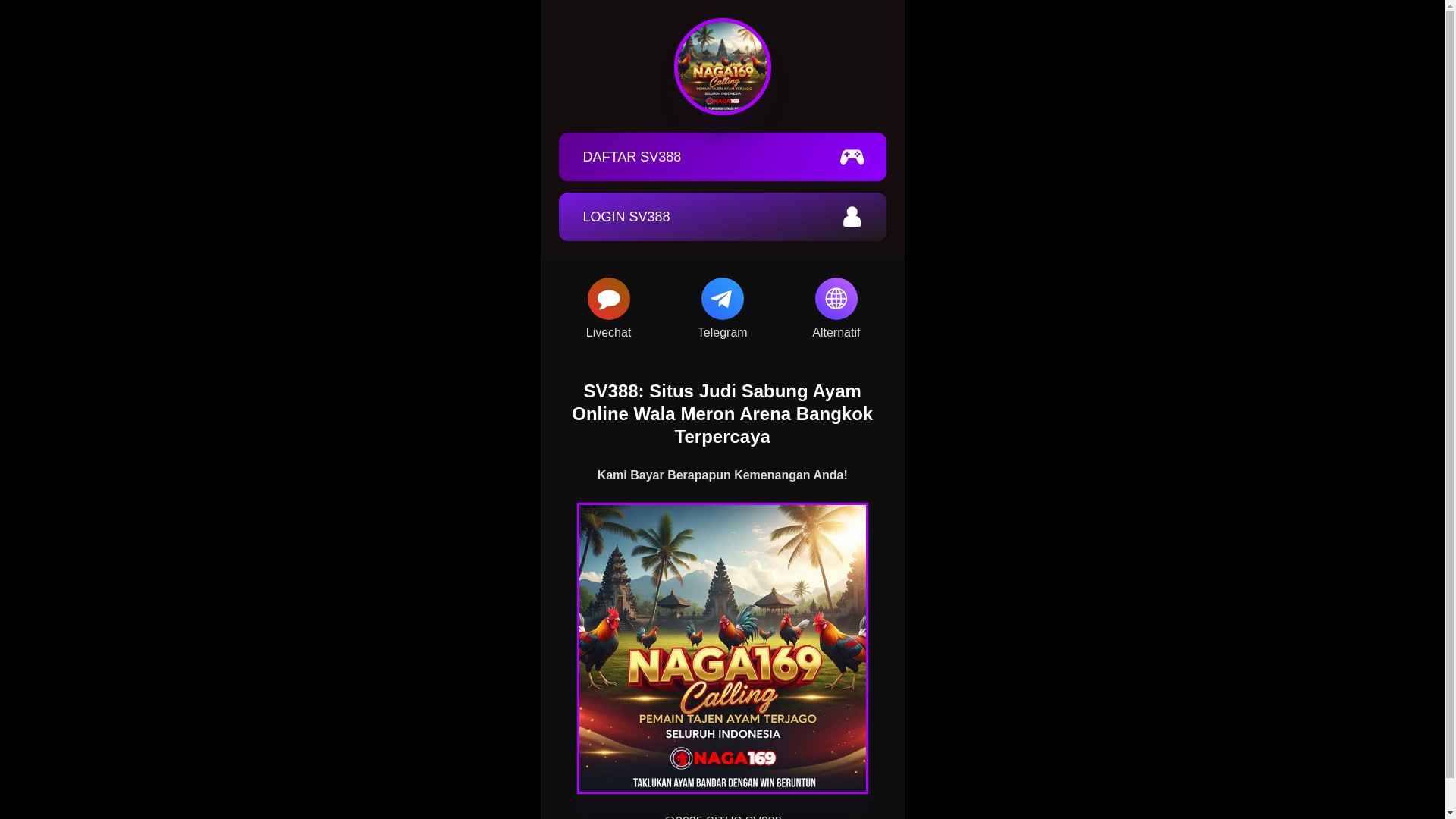 website screenshot of https://jagoayam-sv388.pages.dev/