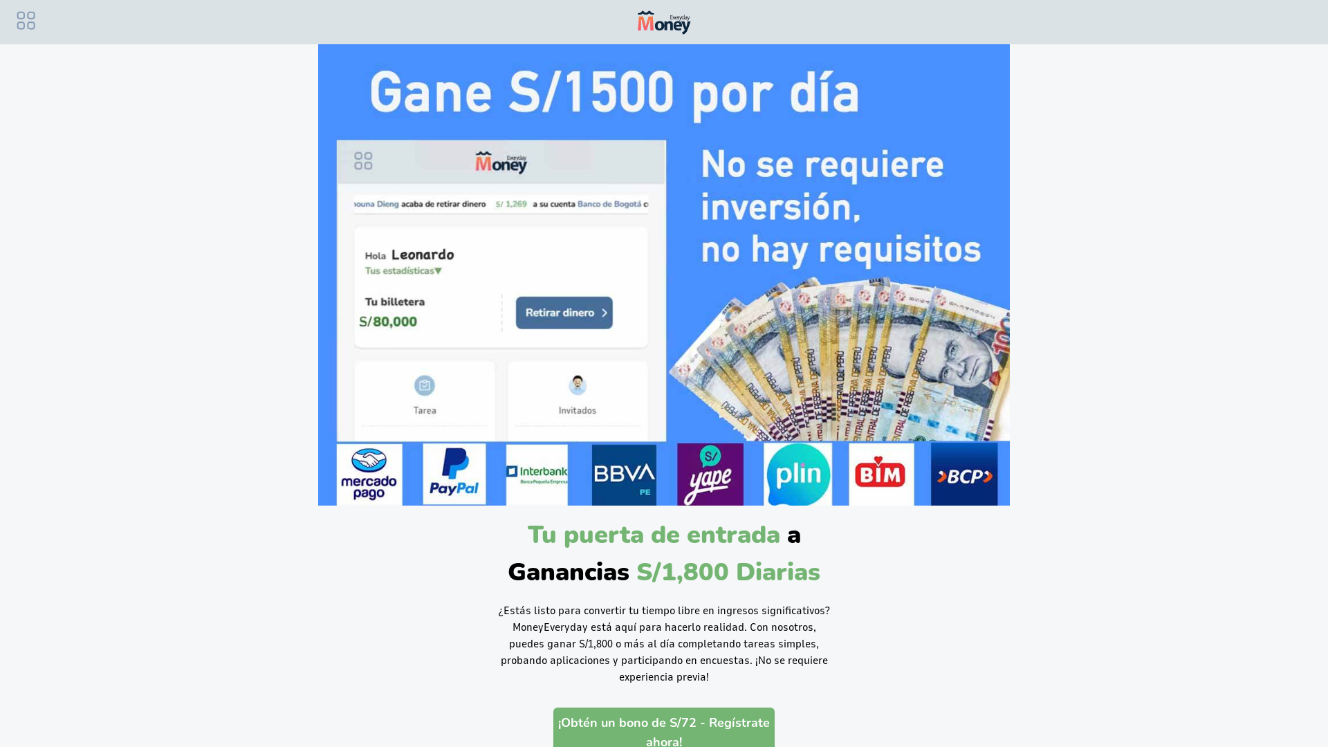 website screenshot of https://monyeverday-poiufe.top/