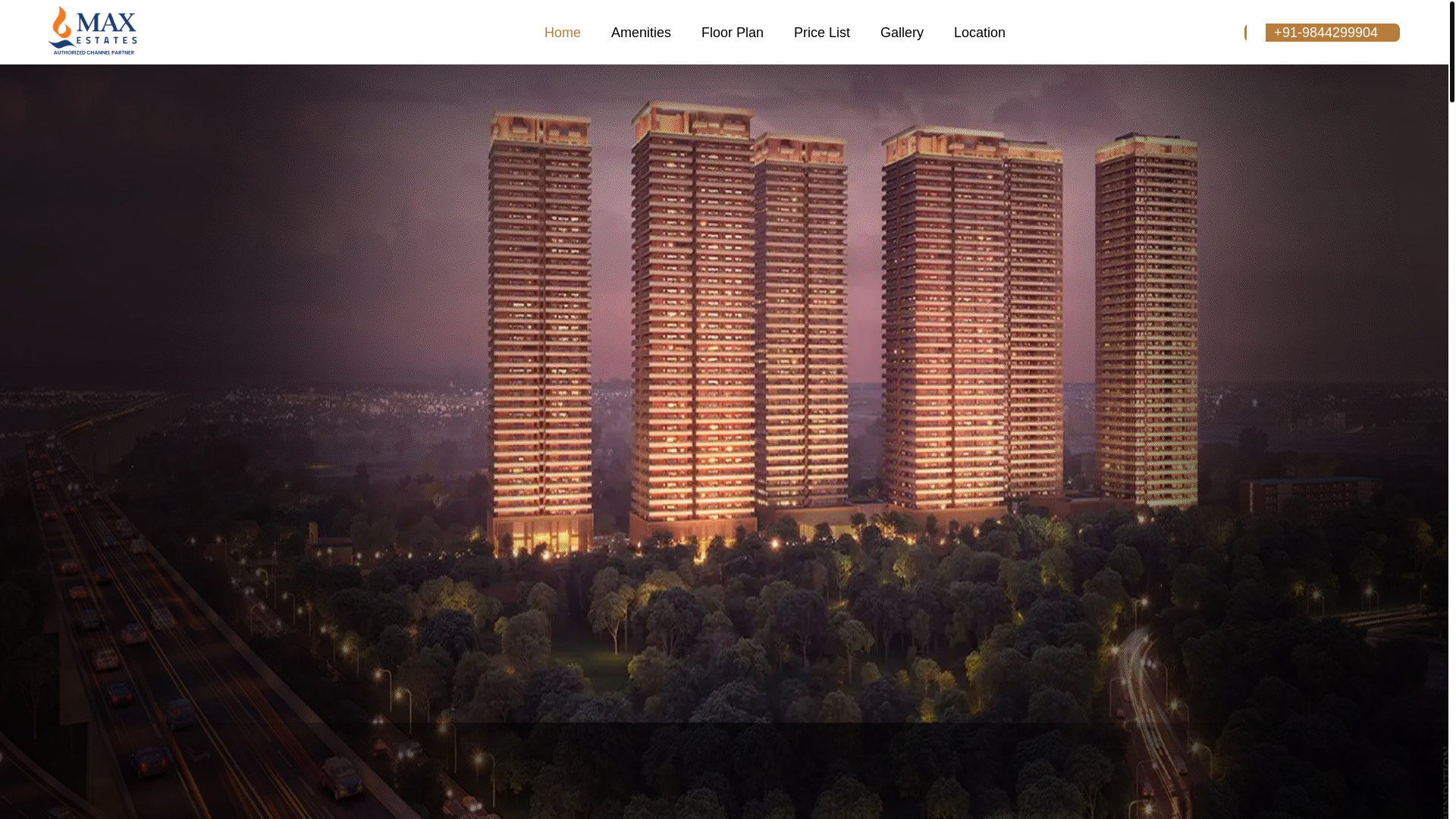 website screenshot of https://maxestategurgaon-net.pages.dev/