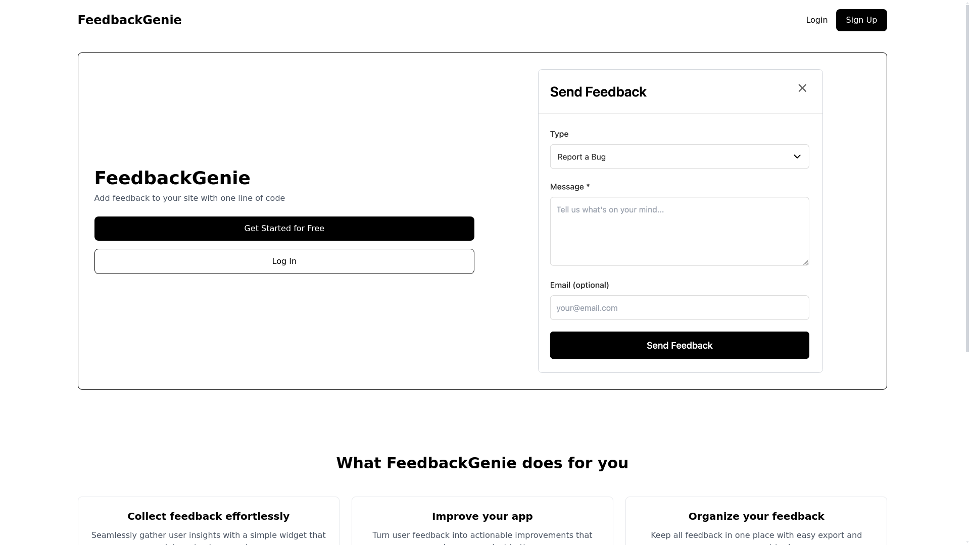 website screenshot of https://sitewidgets.app/