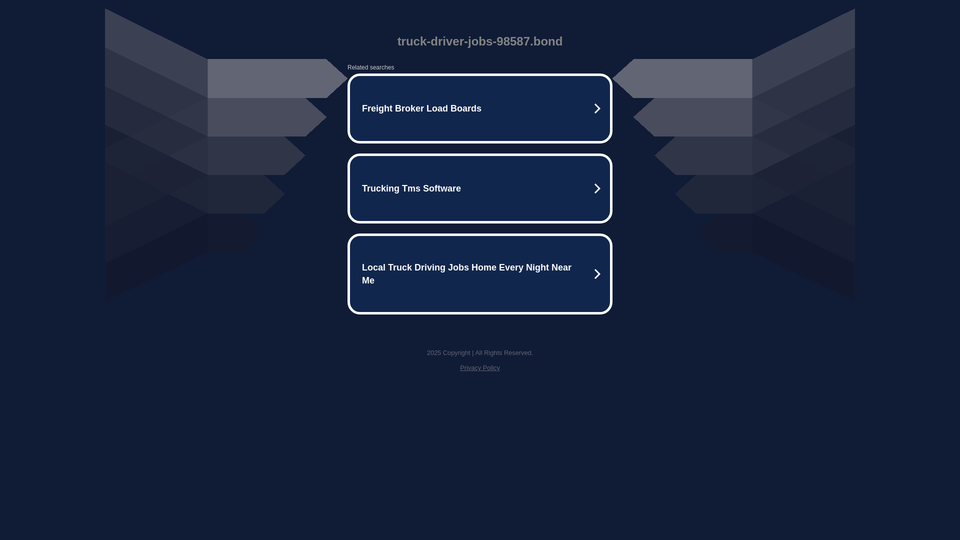 website screenshot of https://truck-driver-jobs-98587.bond/