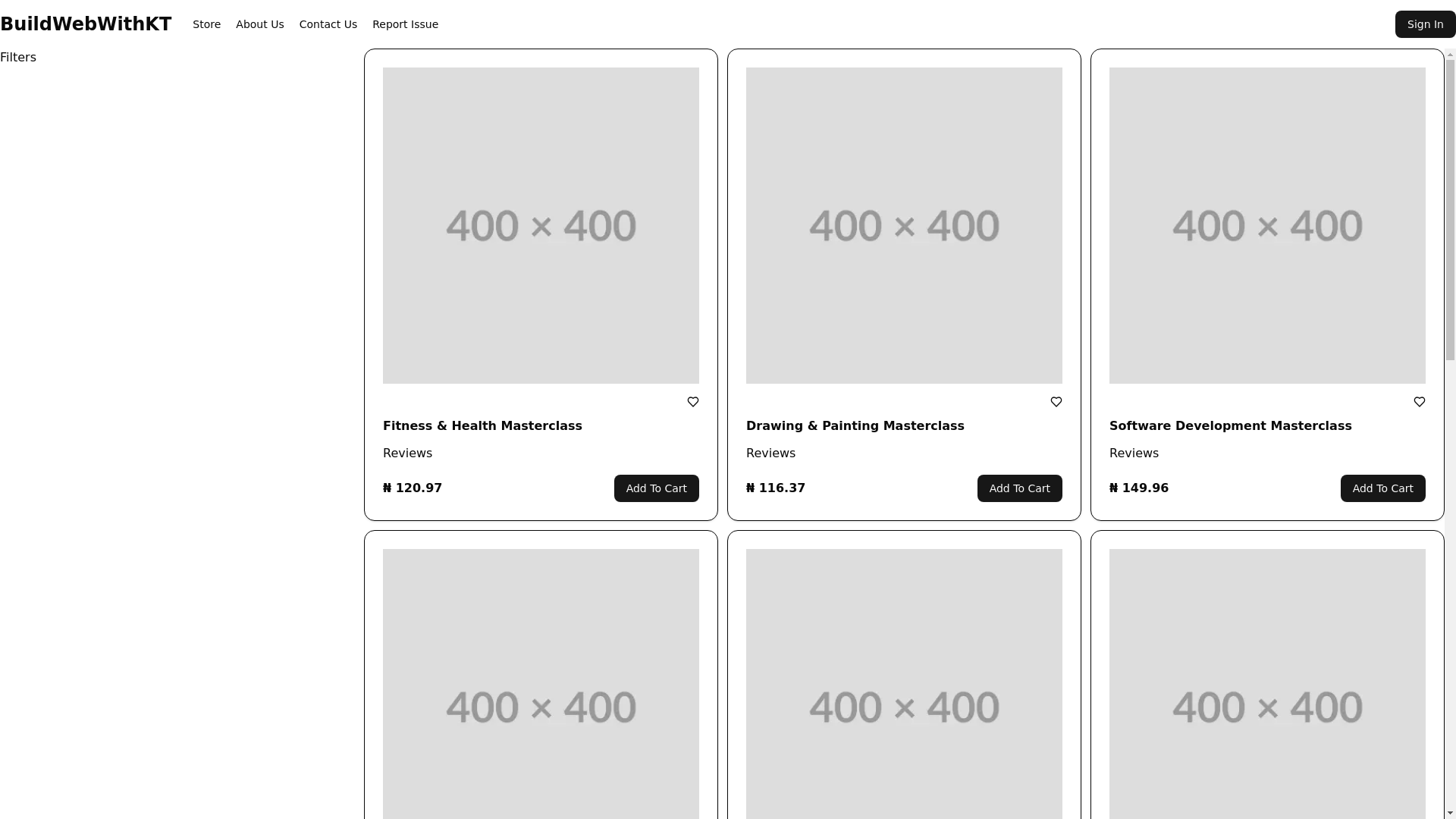 website screenshot of https://buildwebwithkt.com.ng/