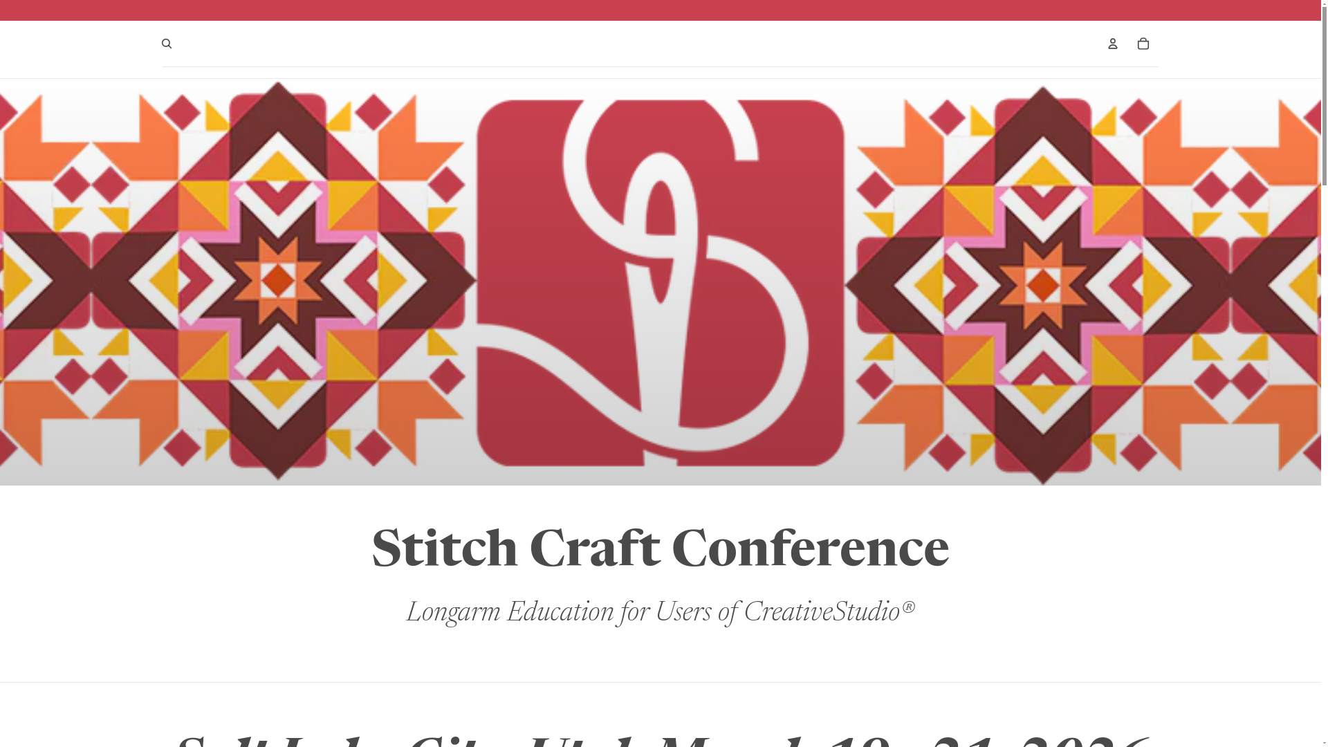 website screenshot of https://stitchcraftconference.com/