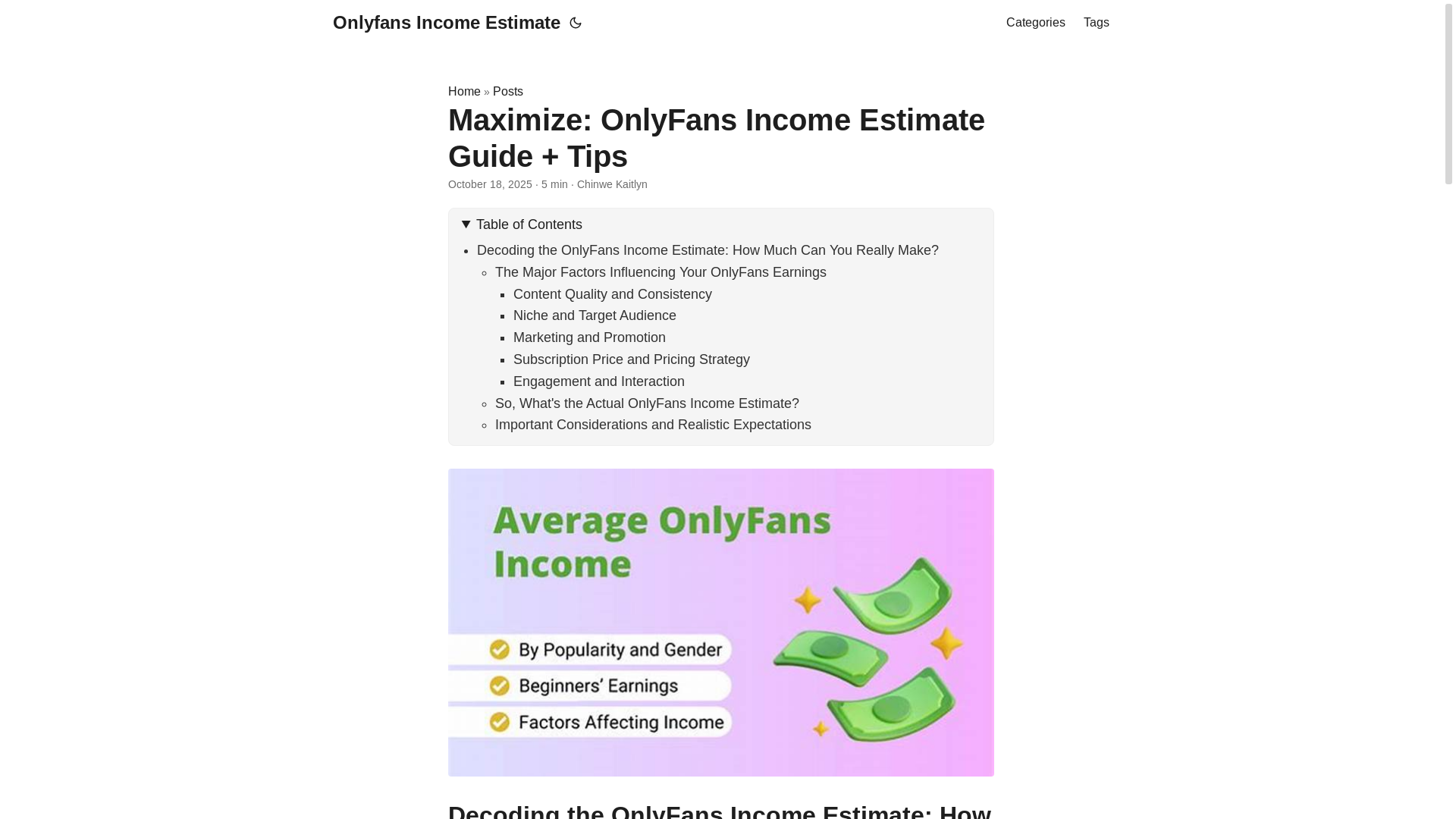 website screenshot of https://onlyfans-income-estimate.pages.dev/