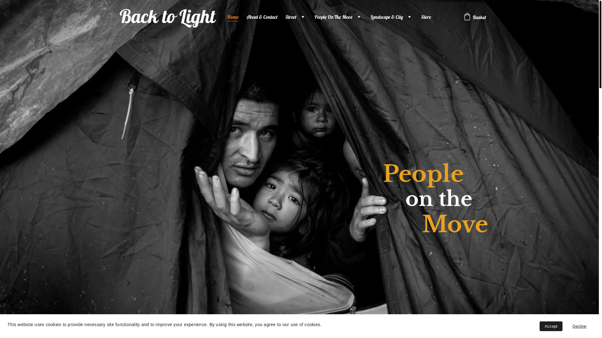 website screenshot of https://backtolight.me/