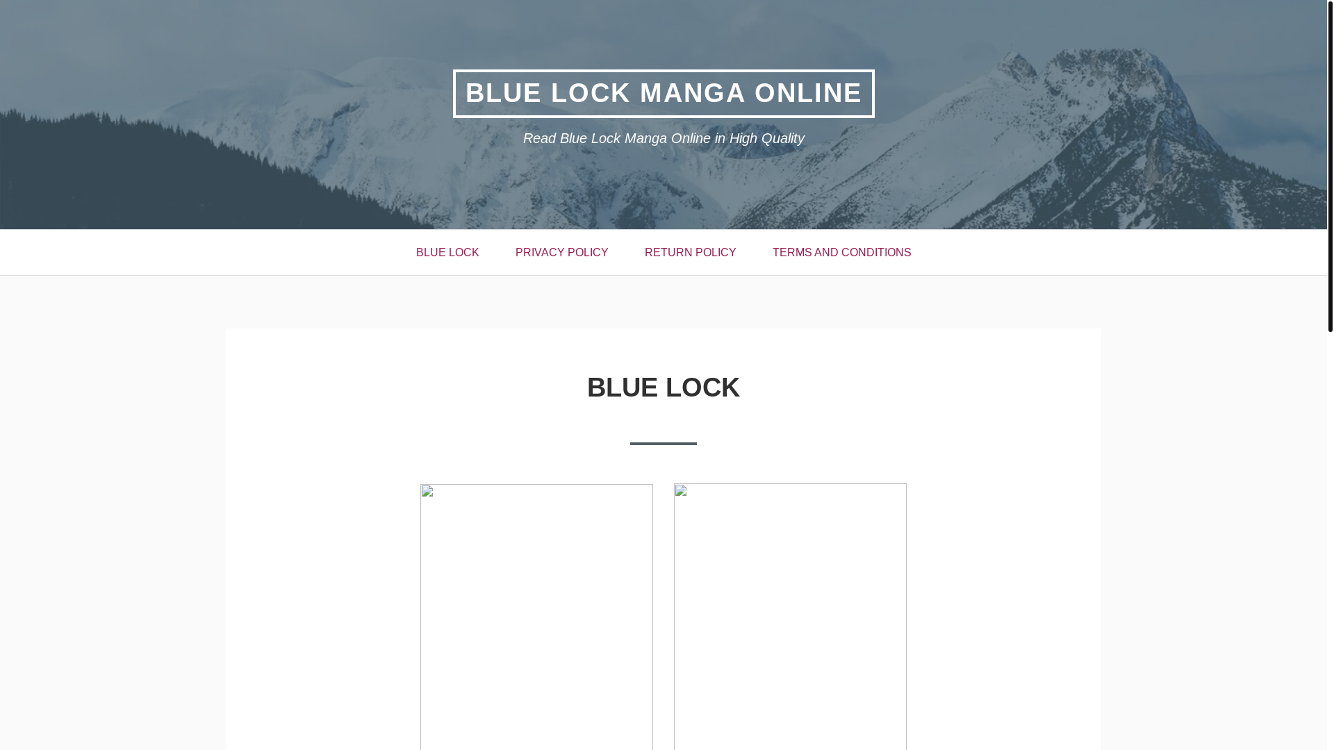 website screenshot of https://bluelock-u20-manga.online/