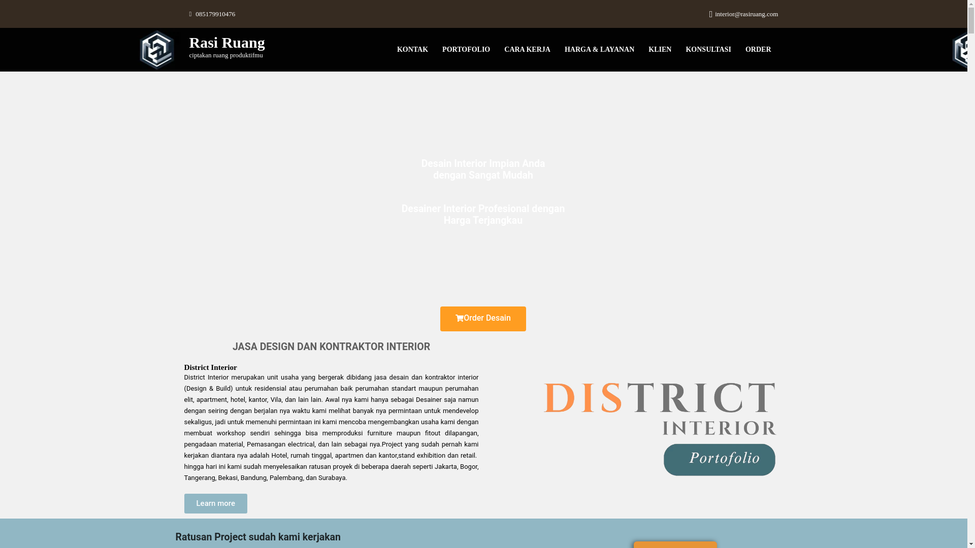 website screenshot of https://rasiruang.com/