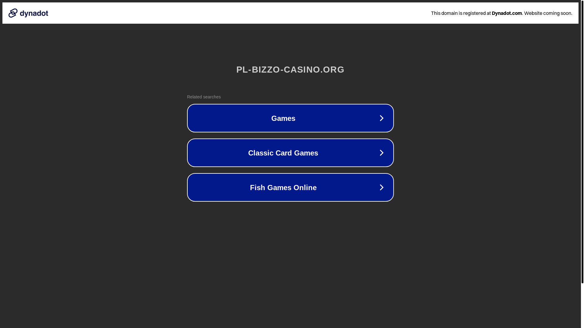 website screenshot of https://pl-bizzo-casino.org/