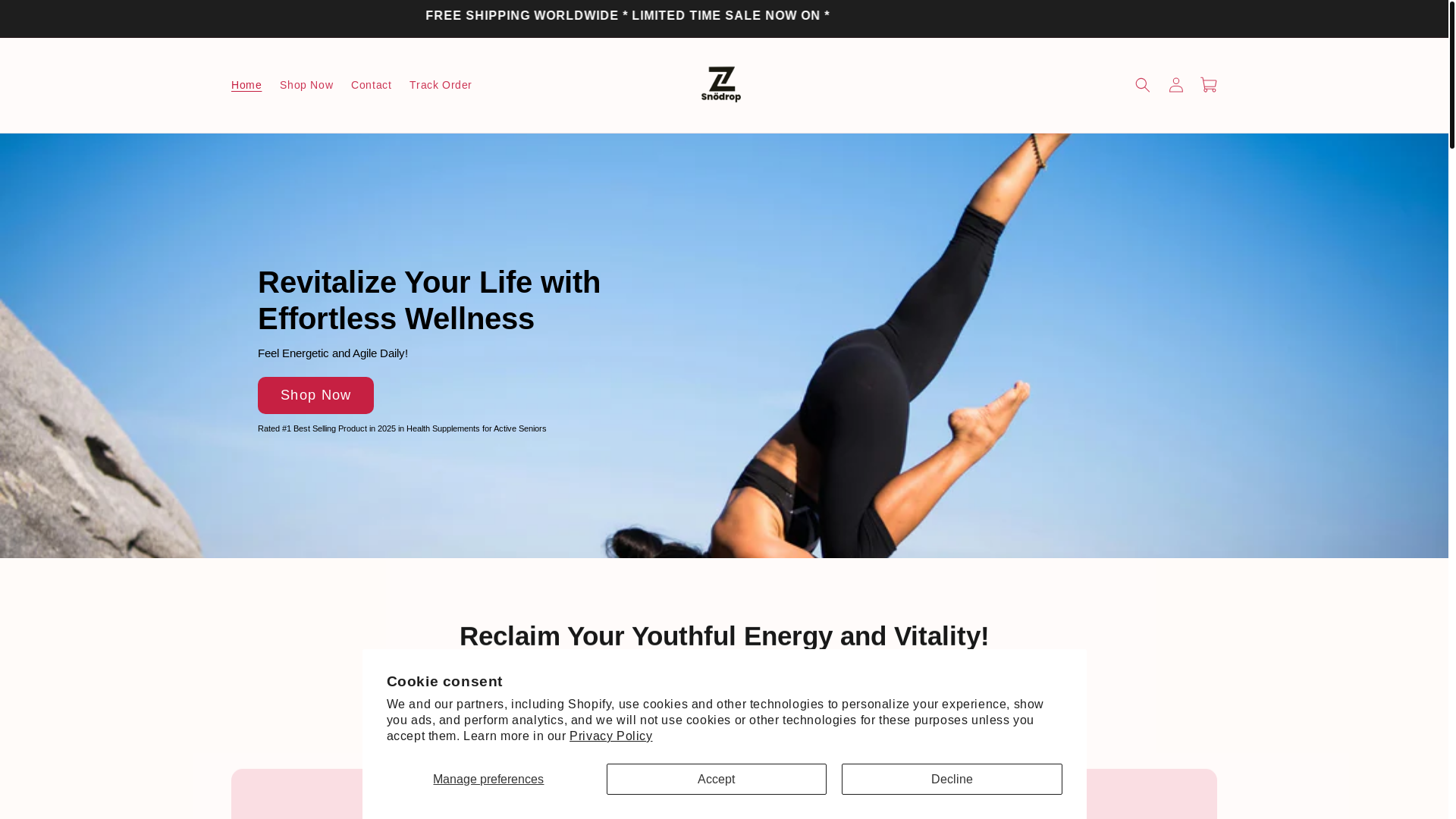 website screenshot of https://thesnodrop.com/